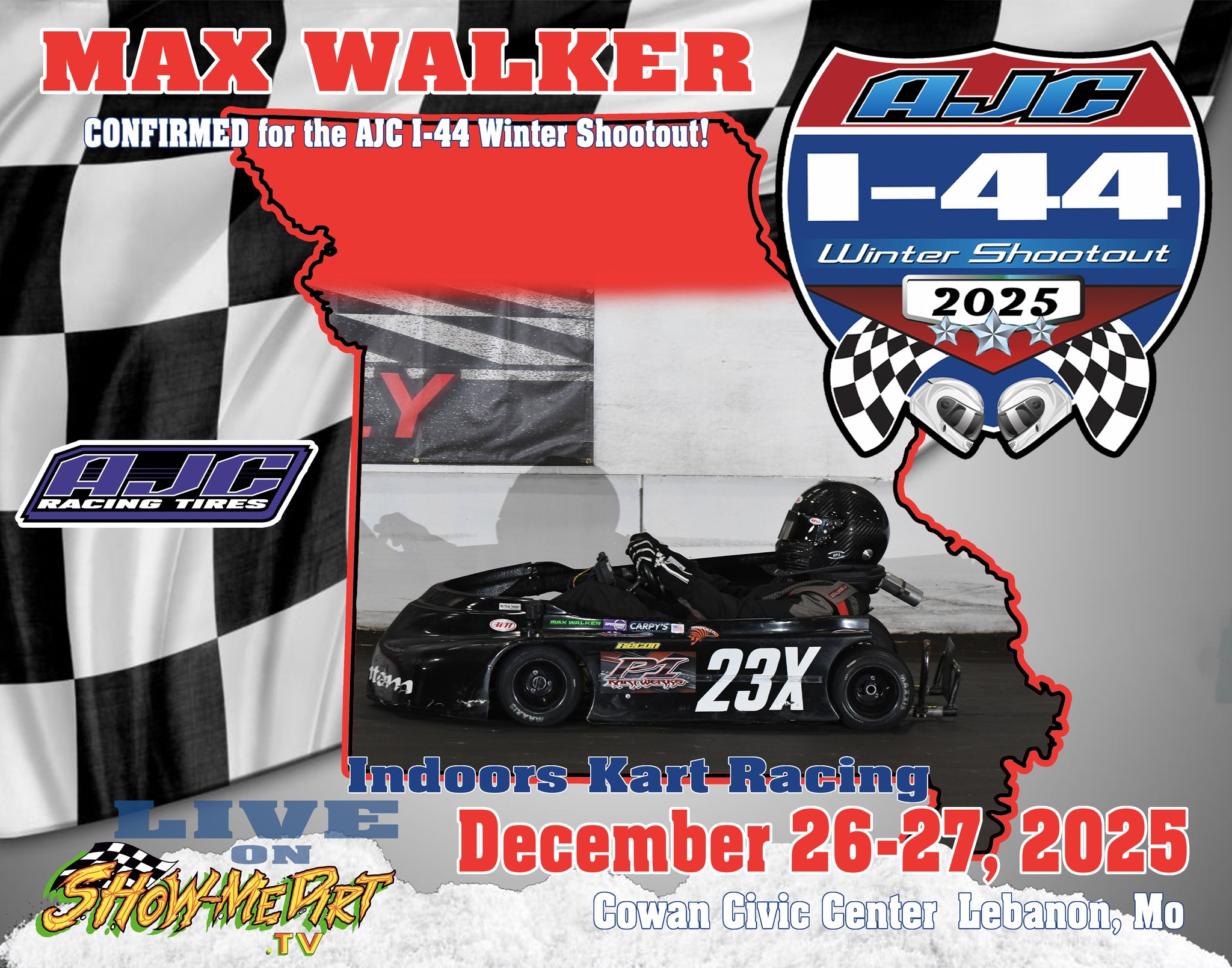 Show-Me - 🏁 CONFIRMED DRIVER ALERT! 🏁 Max Walker is locked in and ready ...