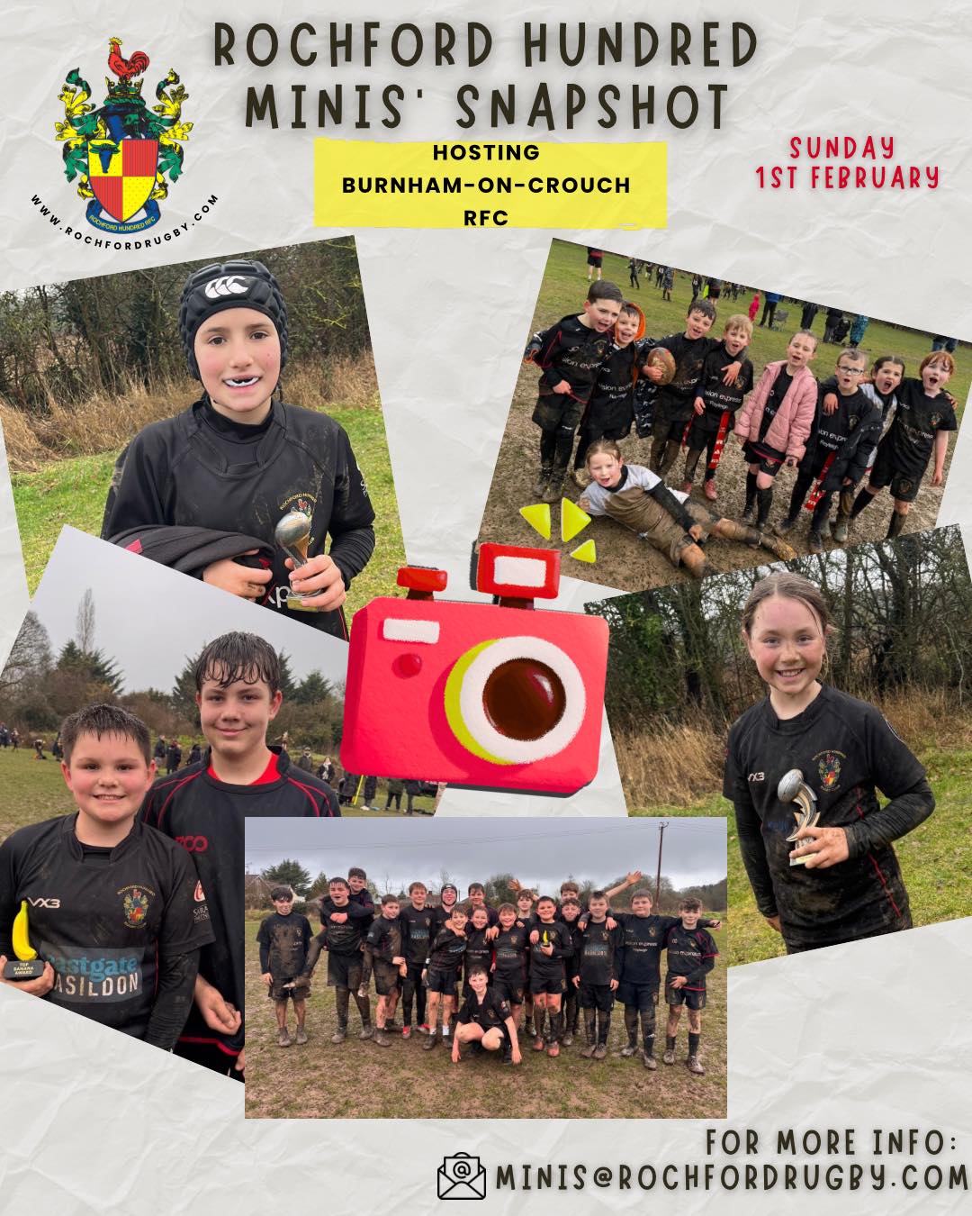 Rochford - 🏉 Rochford Hundred Minis’ Snapshot! 🏉 It was a muddy one ...