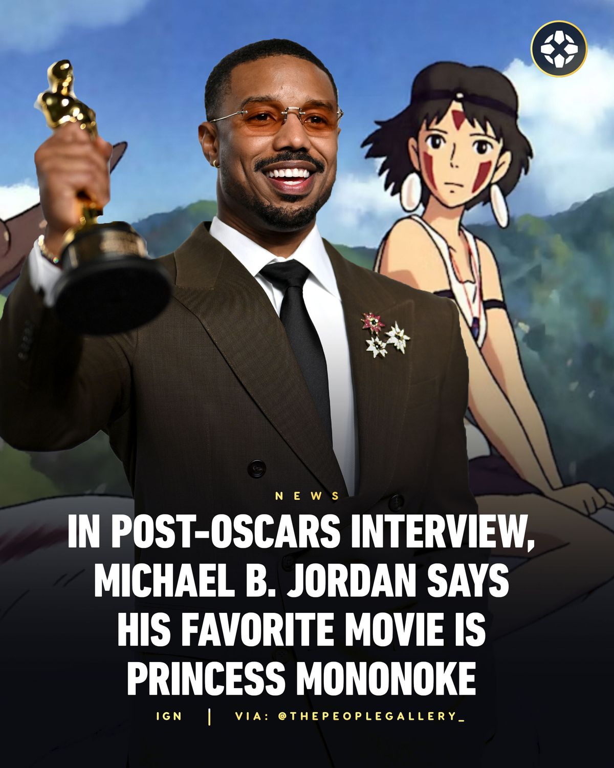 In a street interview after the Oscars, Michael B. Jordan shared 