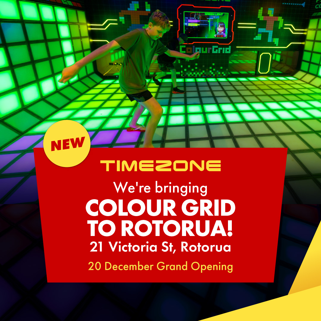 Rotorua - 🌈 GET READY FOR COLOUR GRID! 🌈 Rotorua, the countdown is on ...