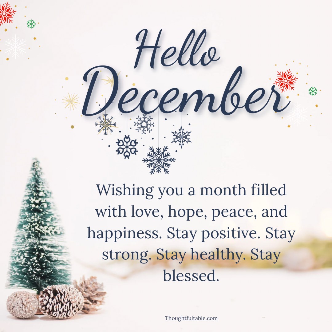 Thoughtfultable.com - Hello December.. #fblifestyle | Facebook