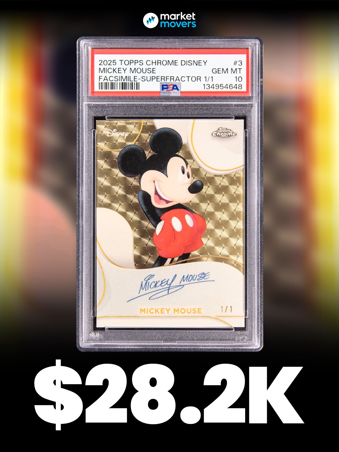 What's the most wanted 2025 Topps Chrome Disney card?