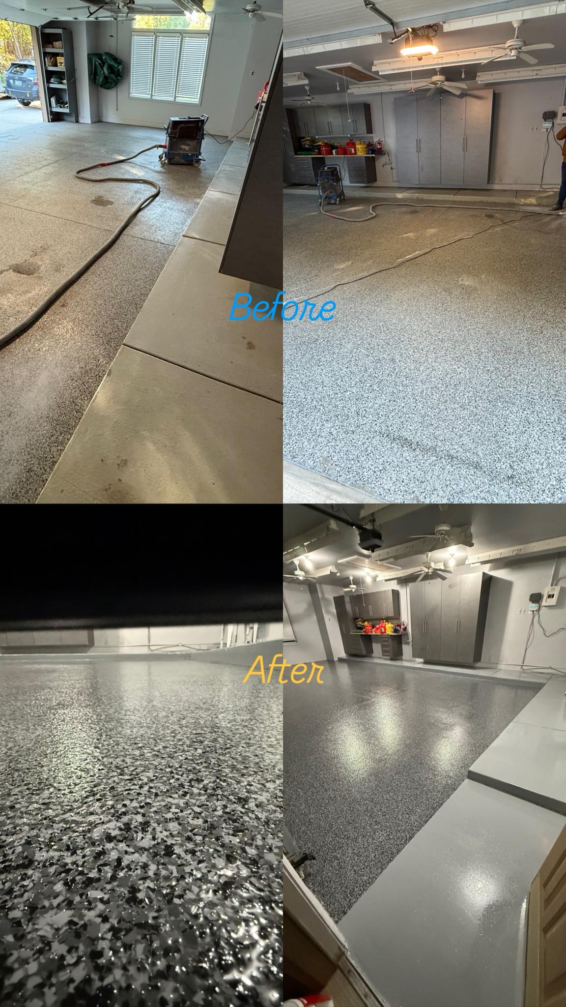 Royal - 🚗 Garage Floor Transformation! 🔥 Check out this before and ...