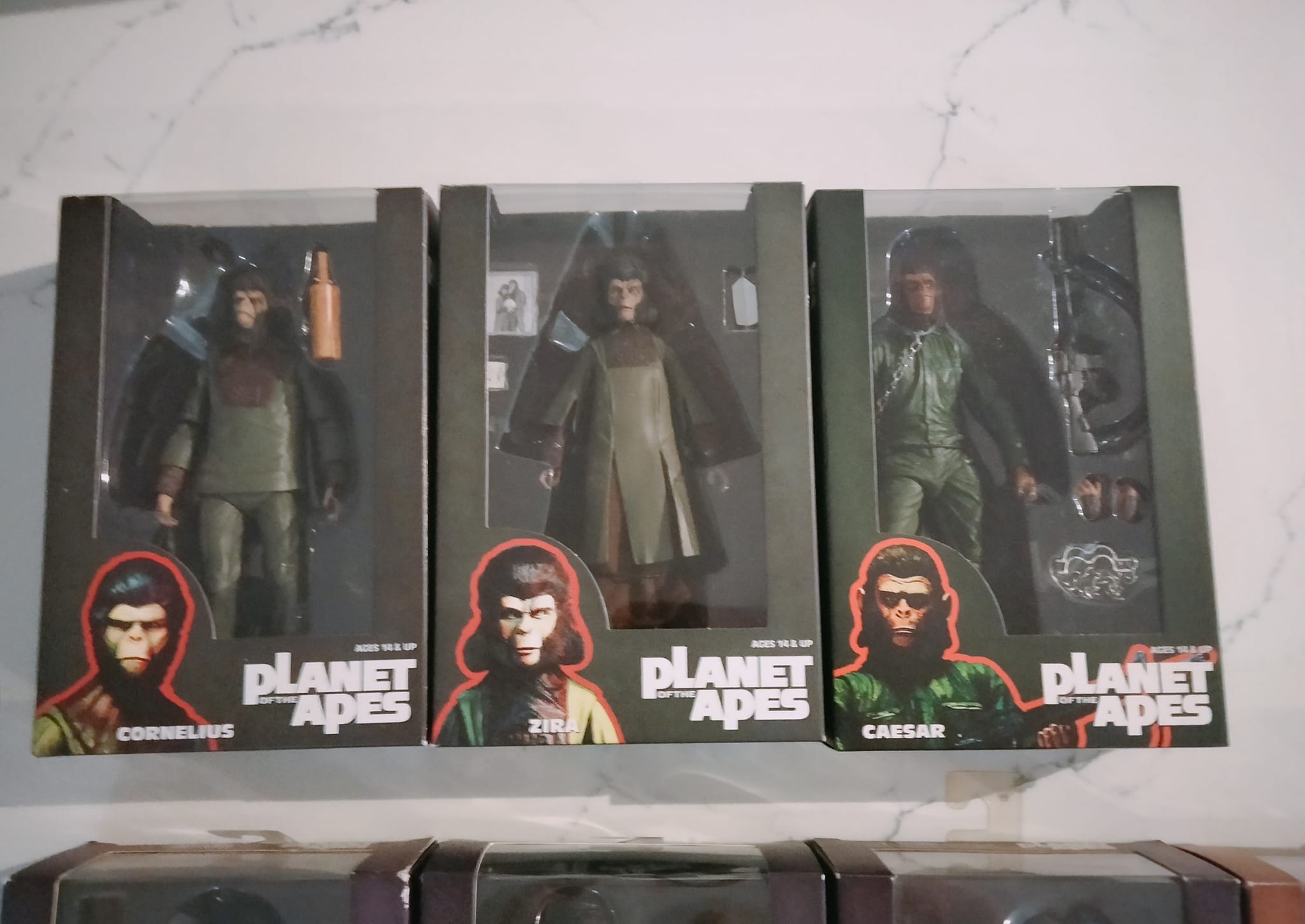 Complete Planet of the Apes figure set collection