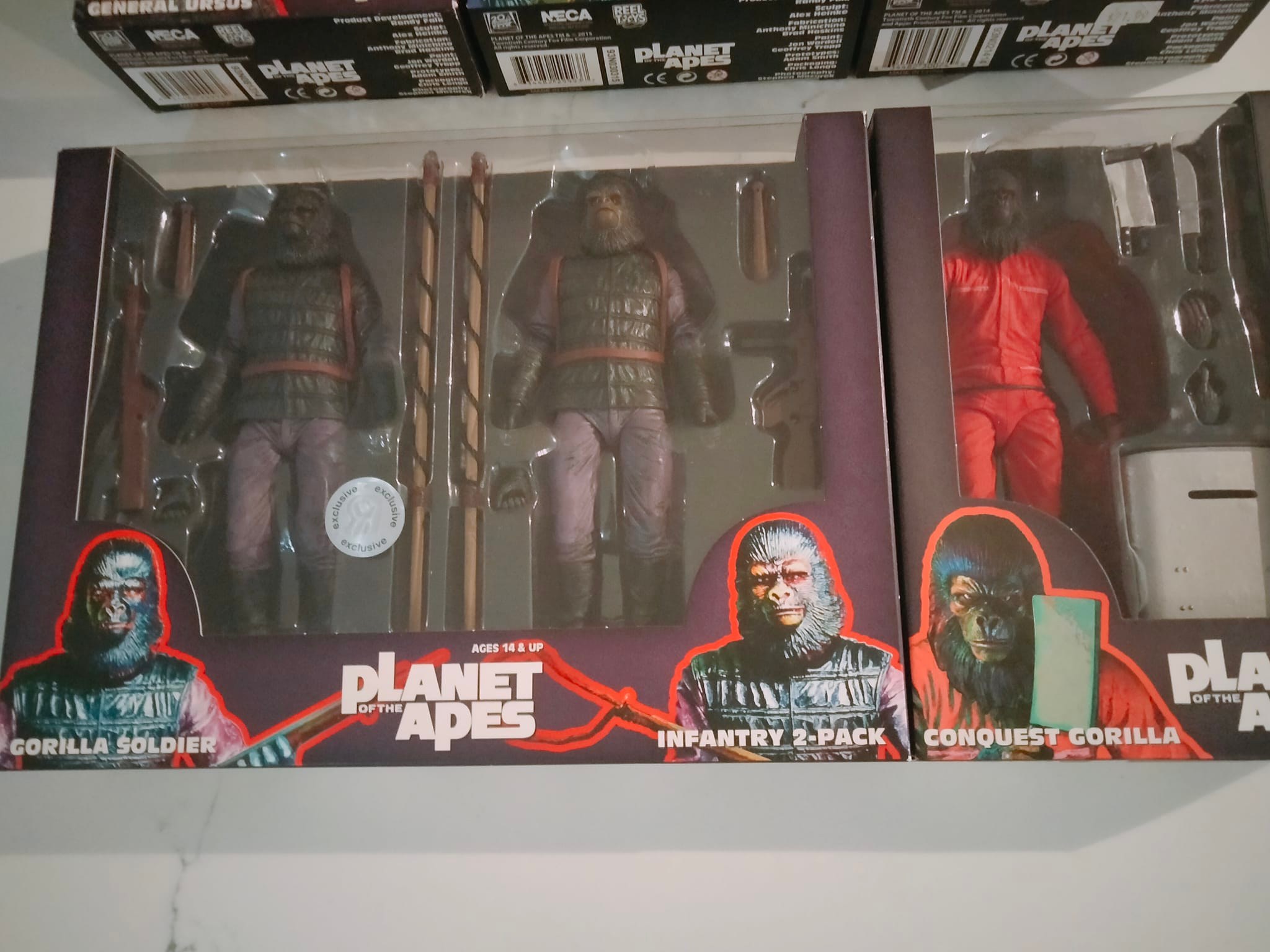 Complete Planet of the Apes figure set collection