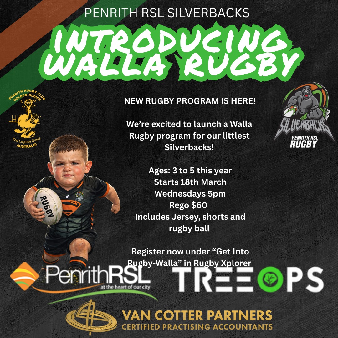 🔥🦍 SILVERBACKS... - Penrith RSL Junior Rugby Union Club | Facebook