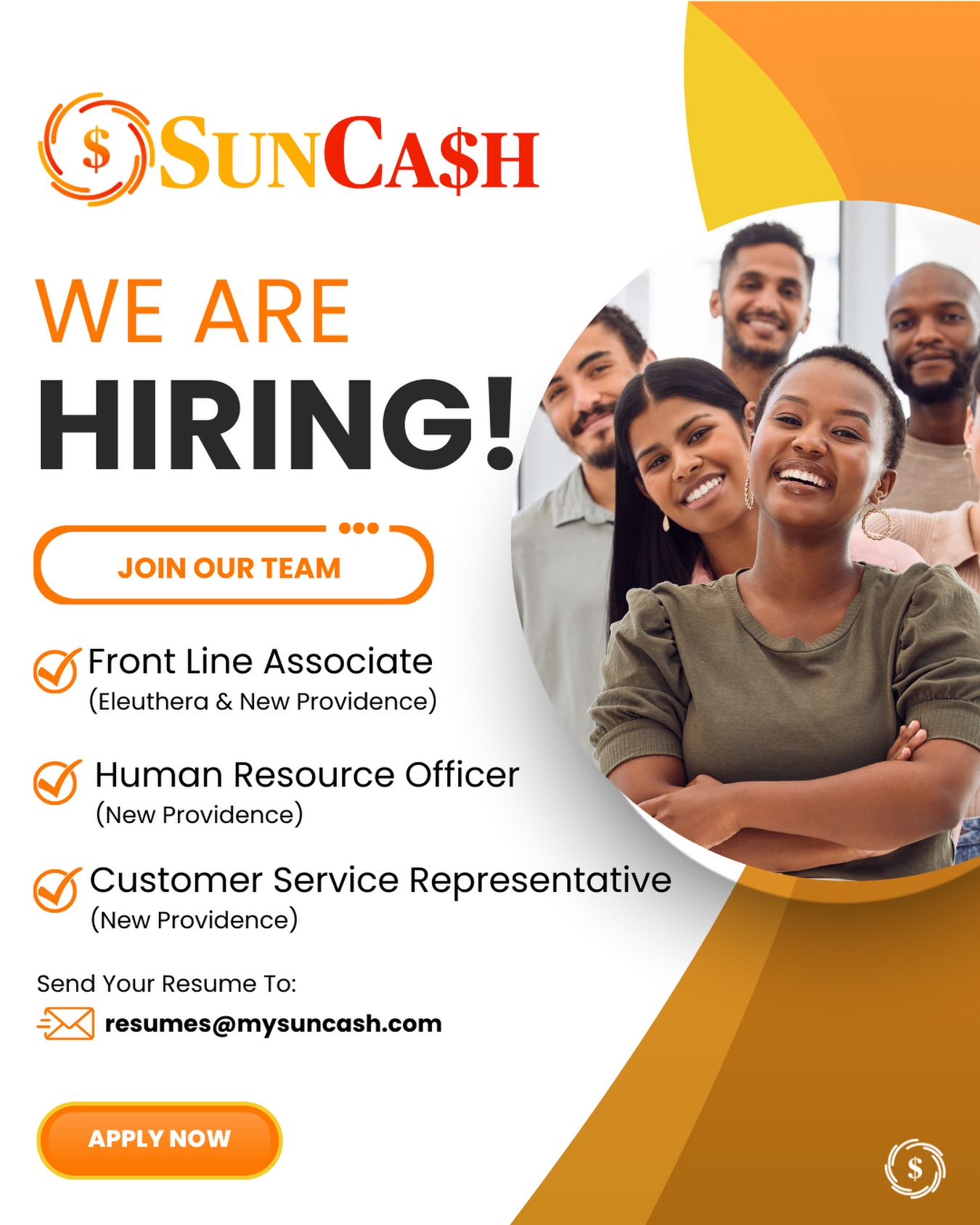 SunCash - We’re Growing — And We’re Hiring! SunCash is expanding our ...