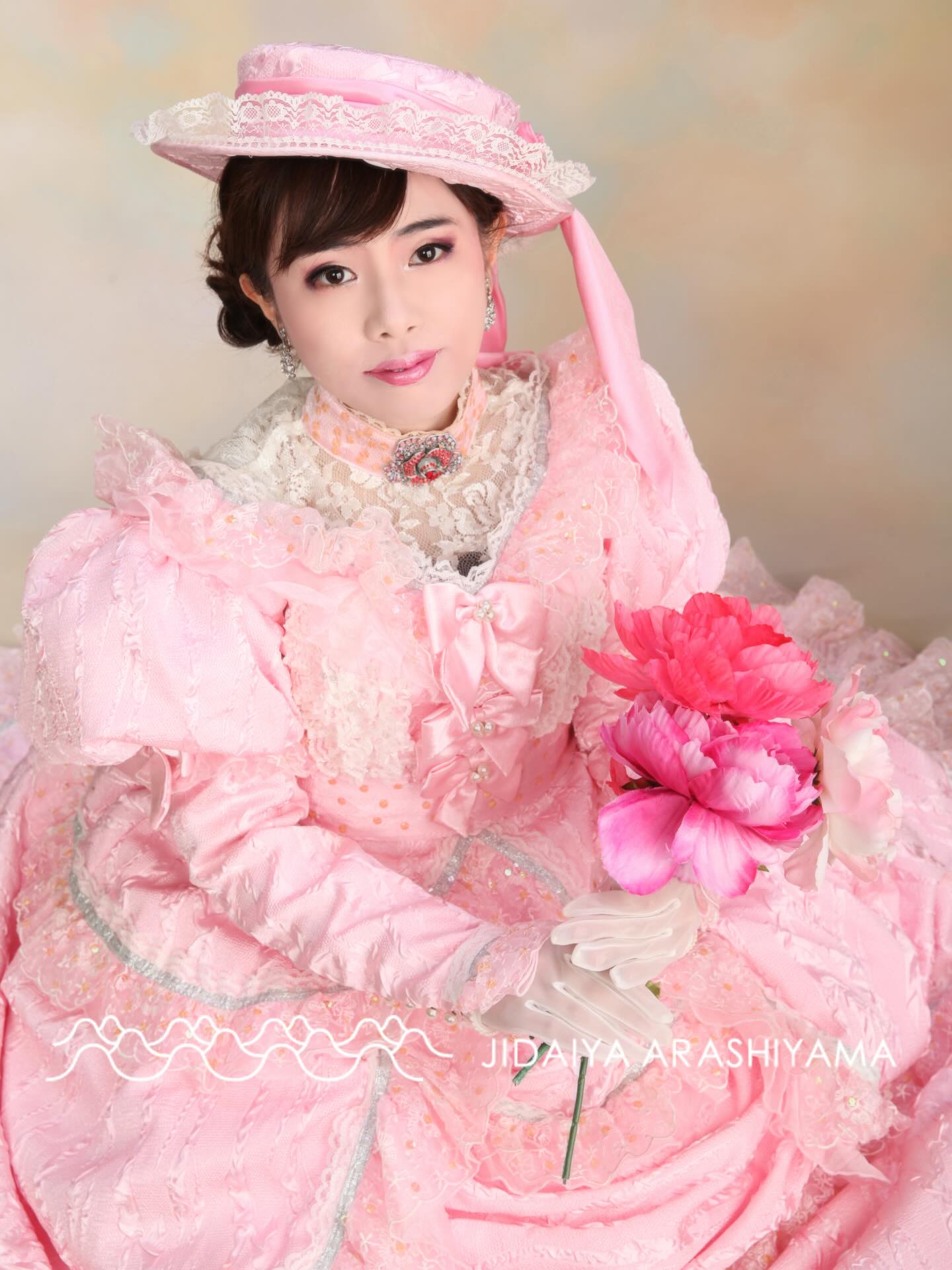 基本プランの「鹿鳴館」と「お姫様」でお越しくださいましたお客様写真