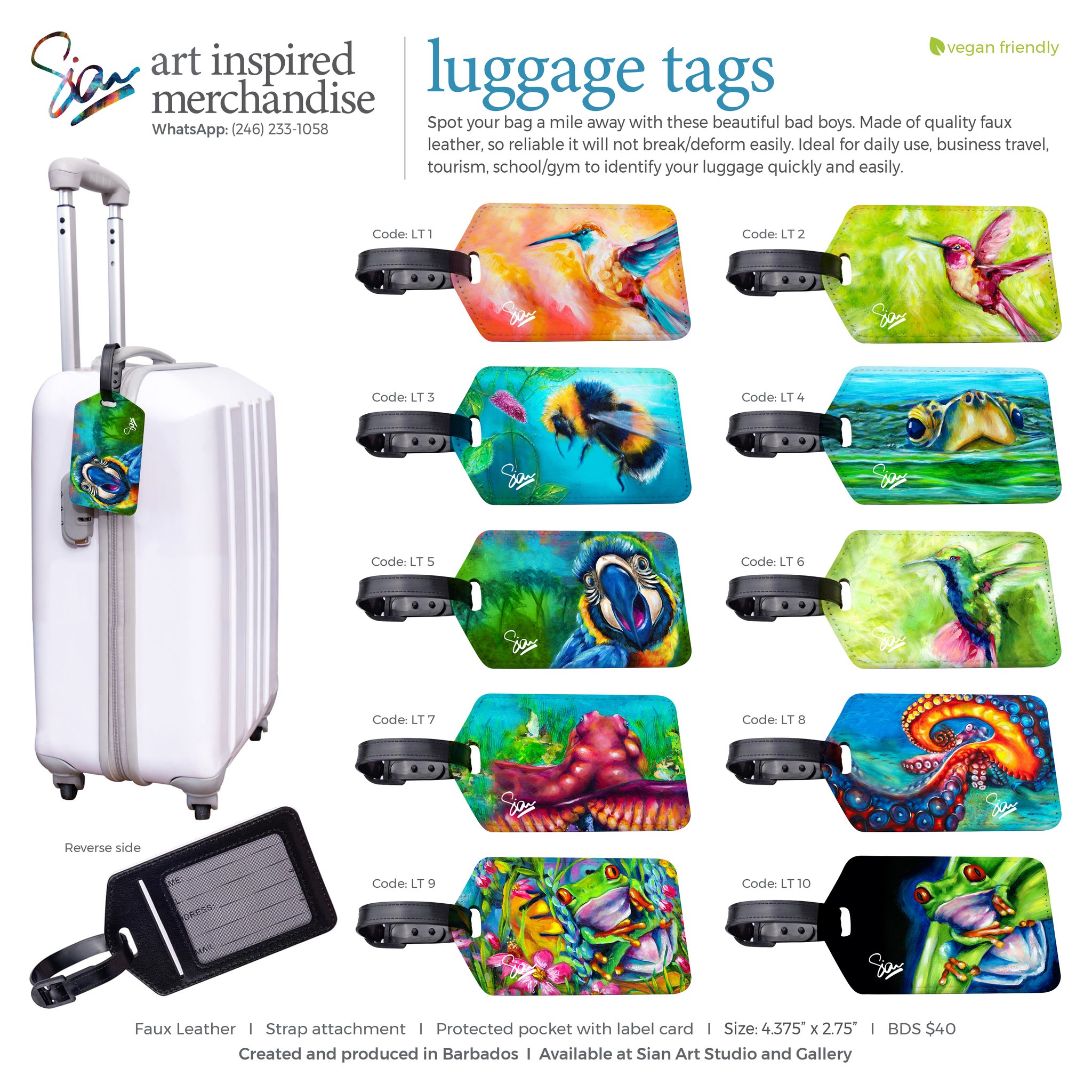 Finding Luggage Tags at Dollarama