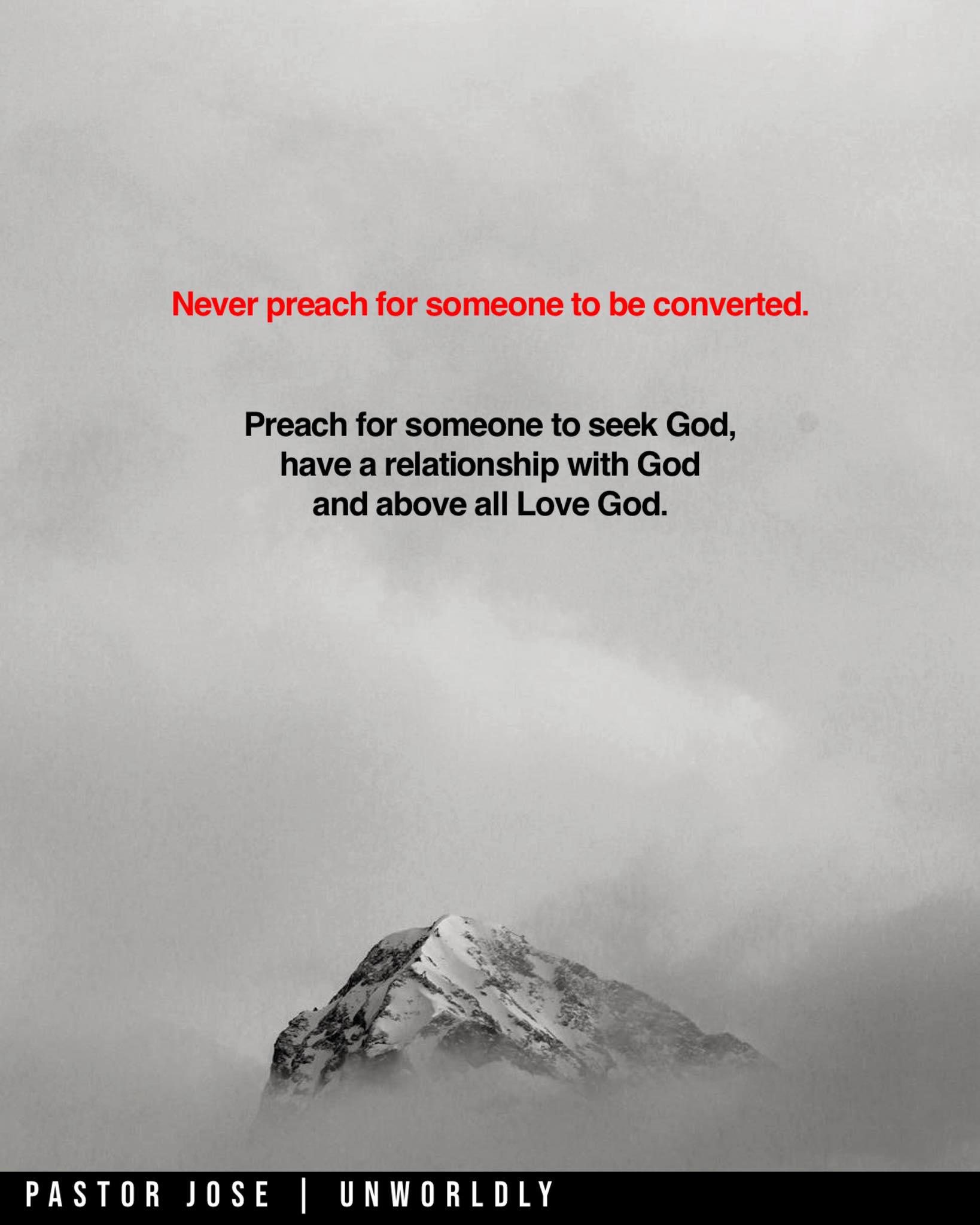 Jose - Jesus was never insecure‼️ He had only 12 disciples though has ...