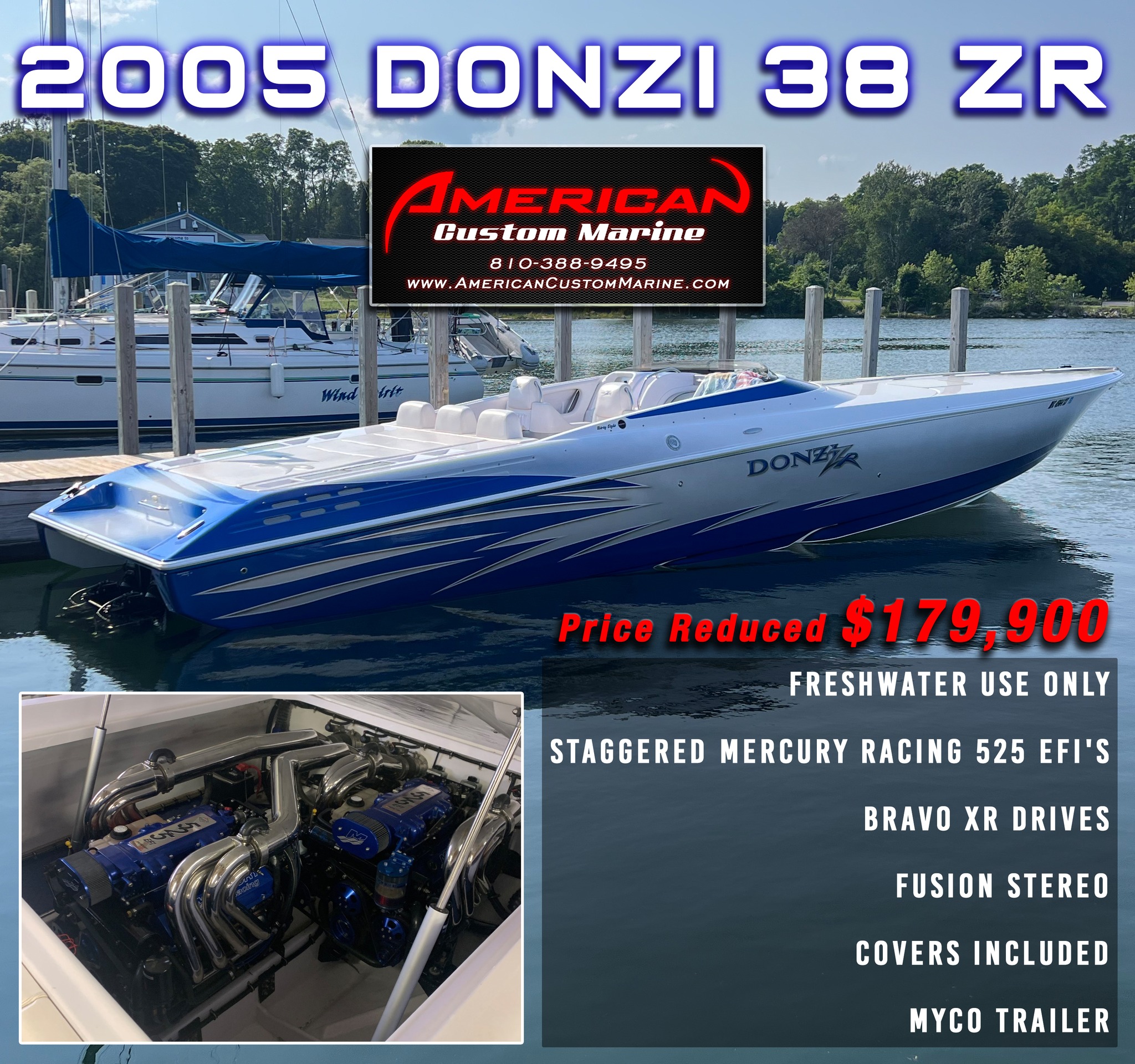 2005 Donzi 38 ZR boat for sale near Caseville, Michigan