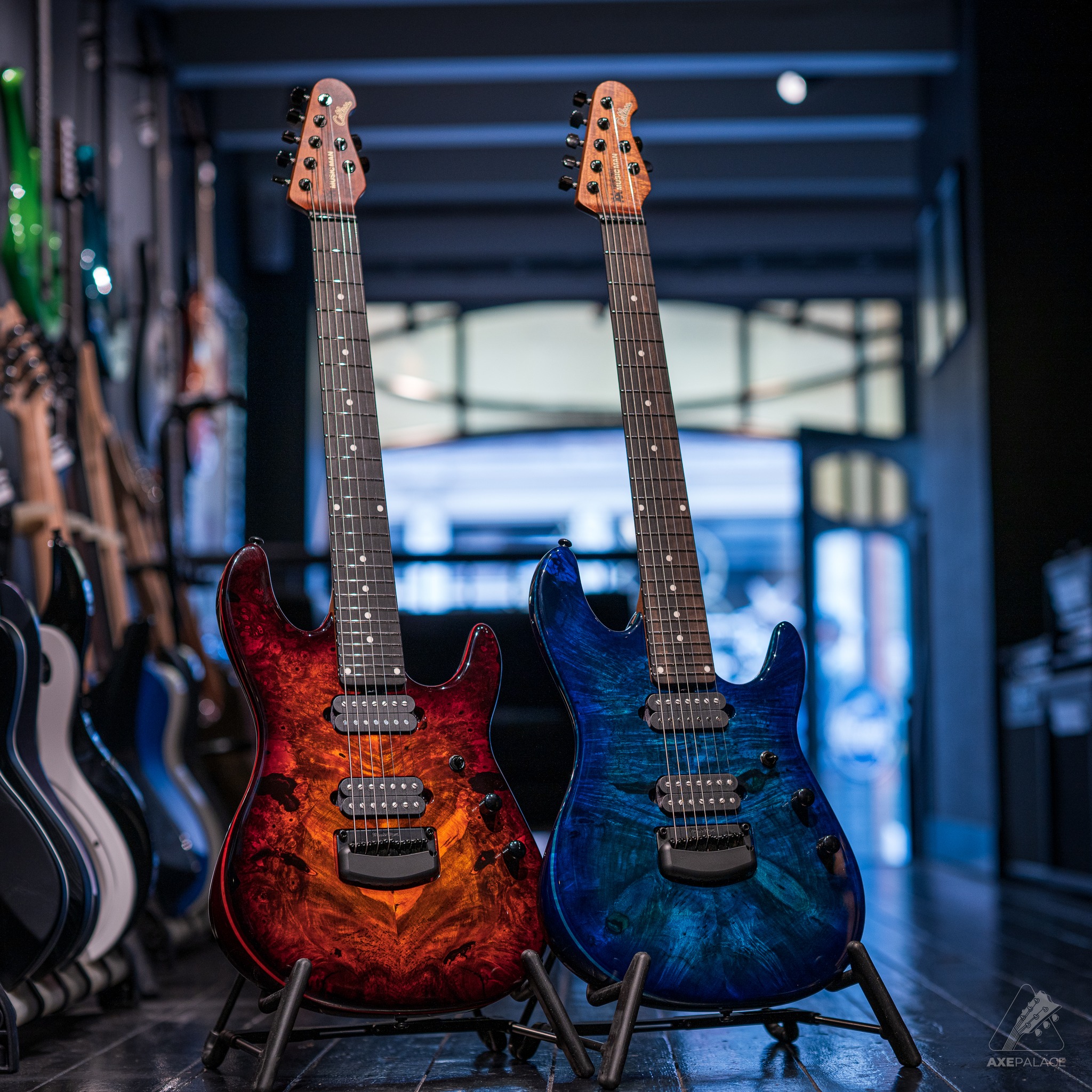 The Axe - ESP Limited Run Horizon NT-7B Snow White Satin. This