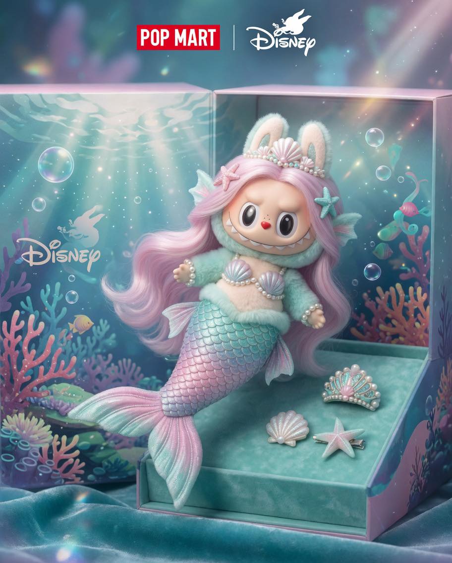 Under the sea, but make it Labubu 🧜‍♀️✨ A dreamy fusion of