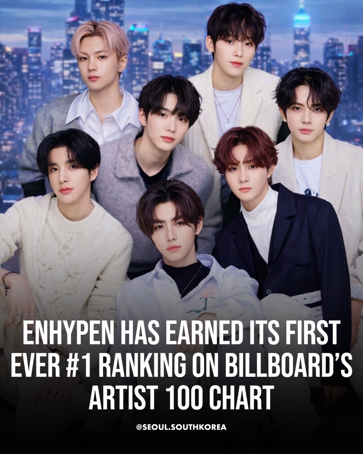Enhypen x Billboard Korea 🔥 Read the group's digital cover story