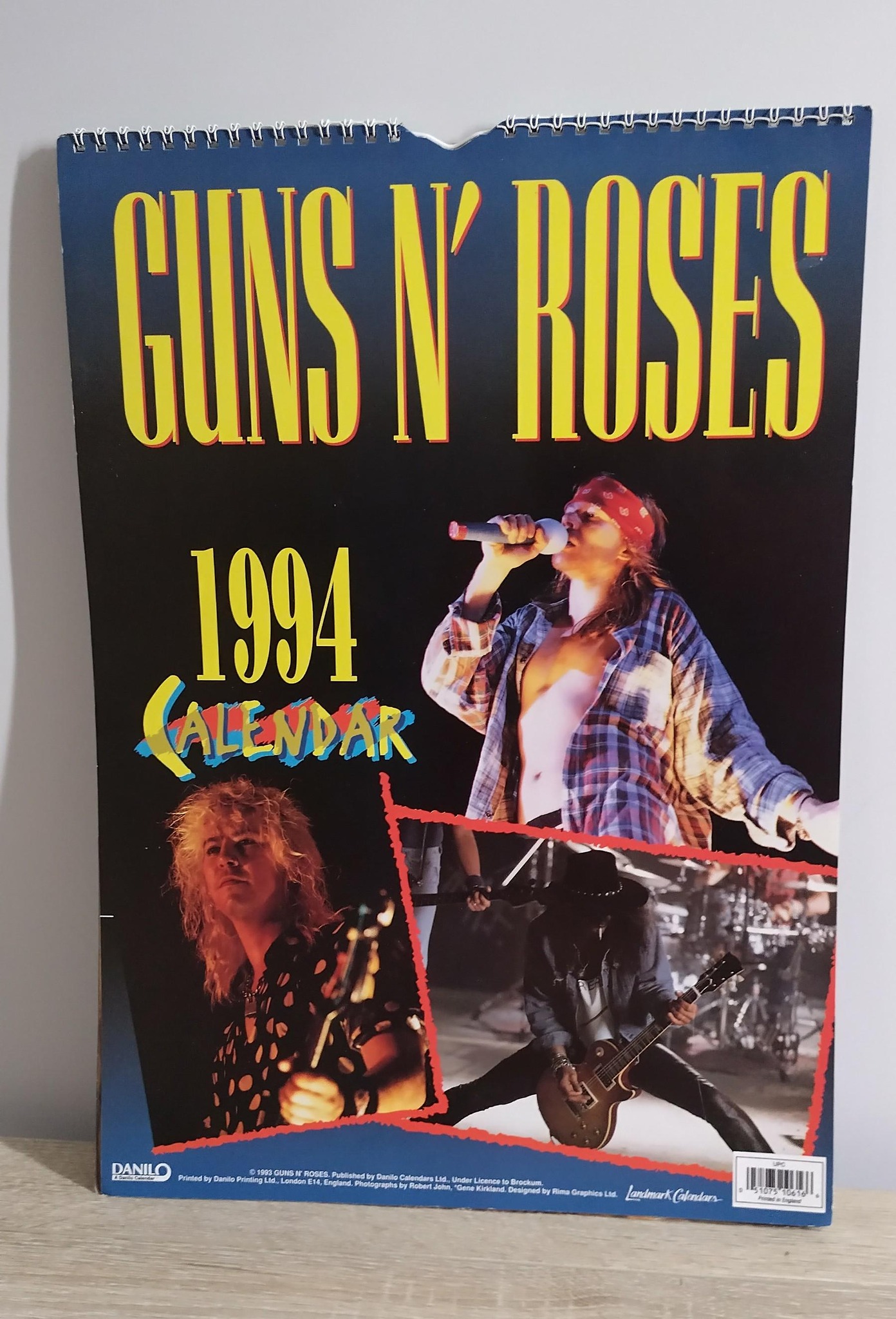 Rare Guns N Roses 1994 official landmark calendar