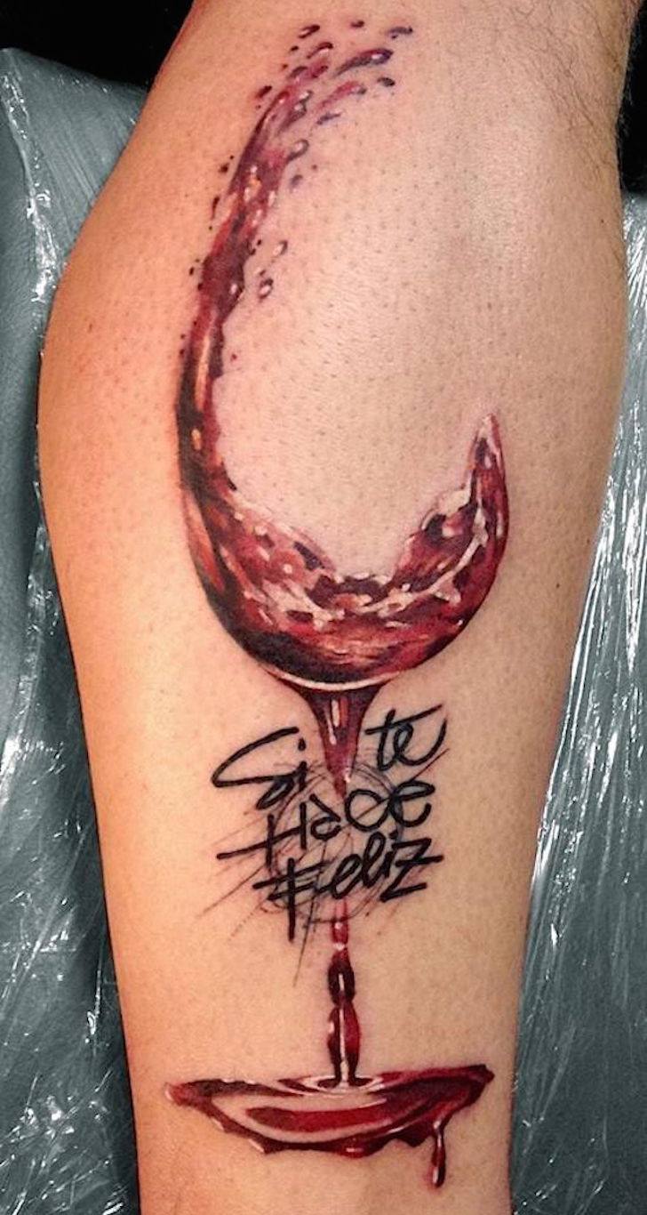 Tatouage Verre De Vin Signification
