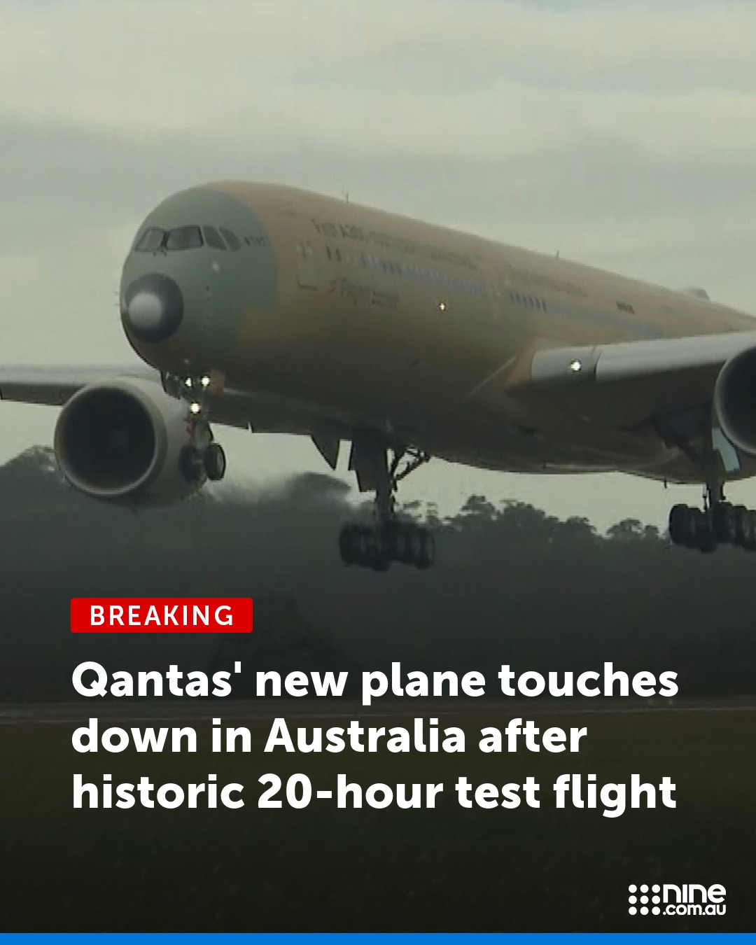 The plane embarked on the 17,000km non-stop flight from Toulouse