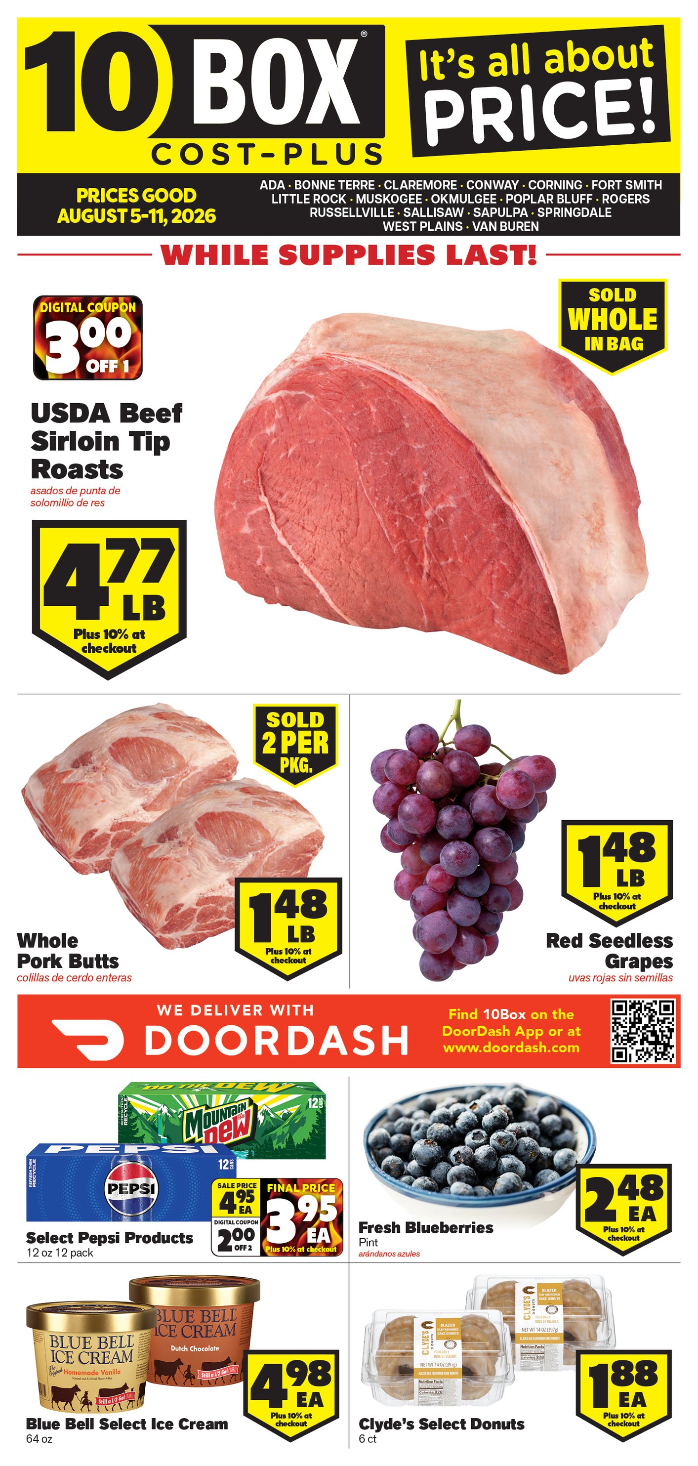 10Box Cost Plus - - 10Box Cost Plus - Claremore OK