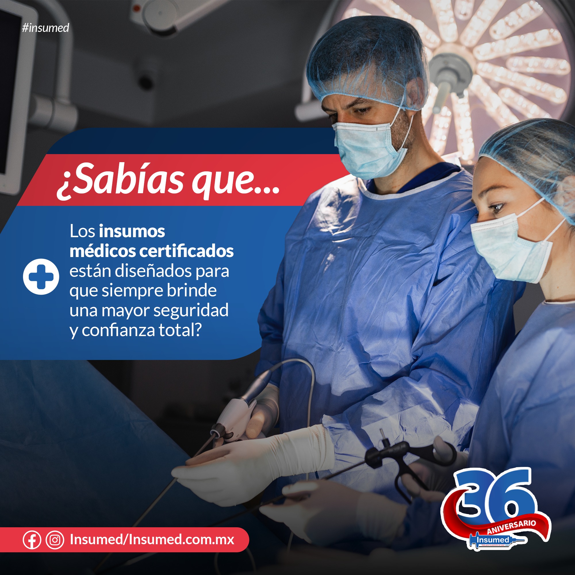 Insumed - Elegir insumos médicos certificados ayuda a... | Facebook