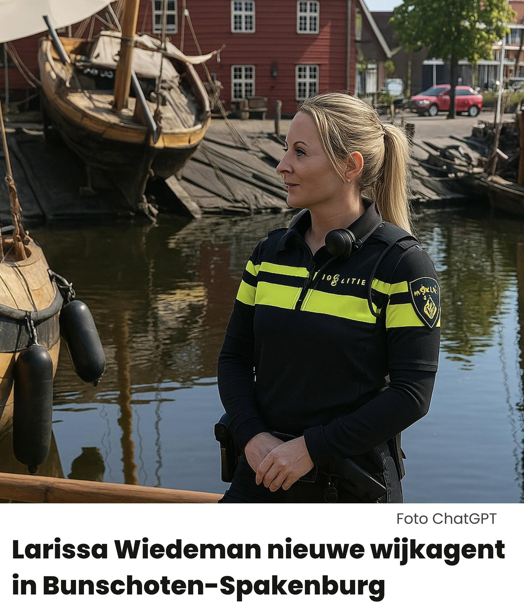 BuSpa - Larissa Wiedeman wordt per 24 april de nieuwe wijkagent voor ...
