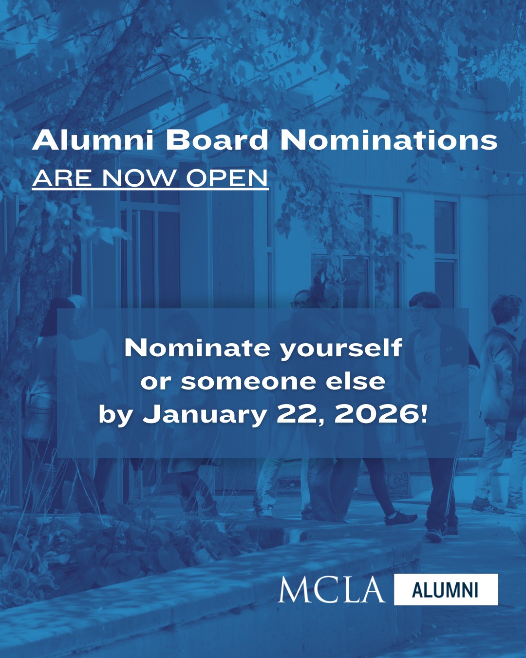 MCLA - REMINDER: NOMINATIONS ARE OPEN for five positions on the 2026 ...