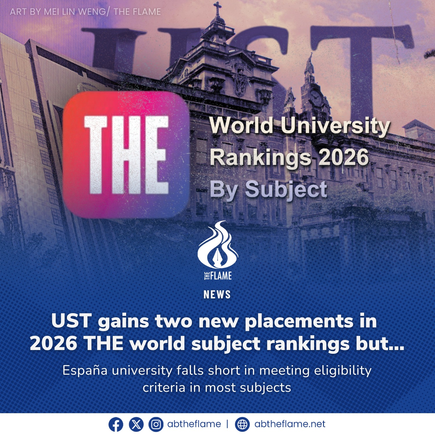 The Flame - THE UNIVERSITY of Santo Tomas (UST) has... | Facebook