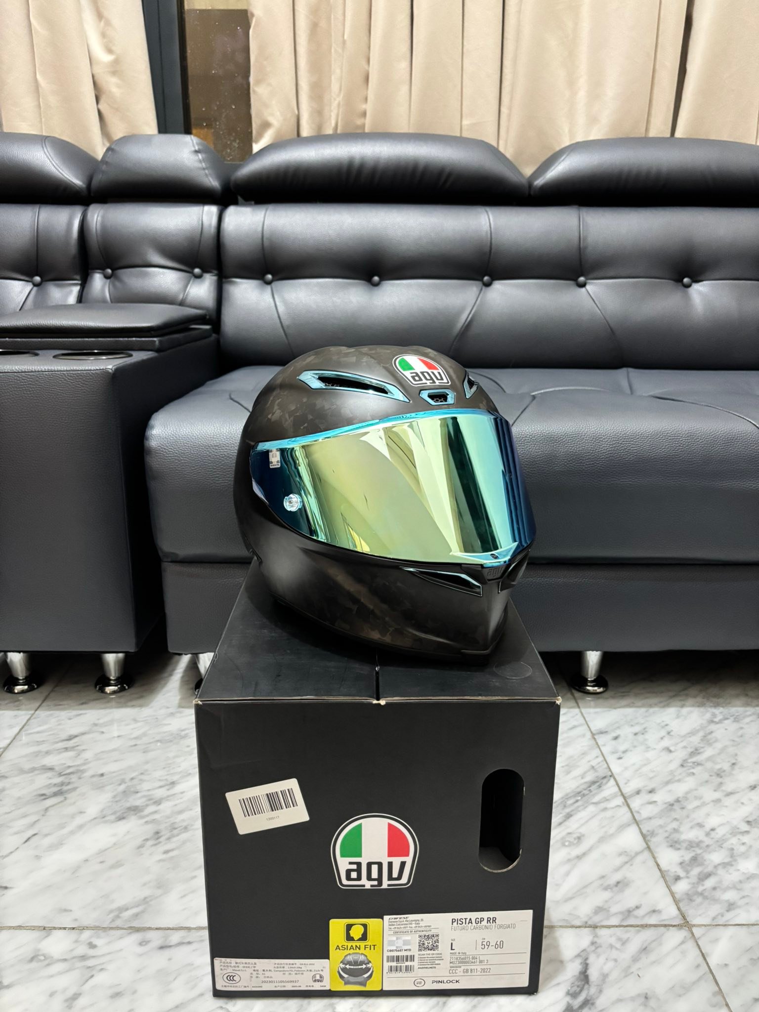 PTPA AGV Pista GP RR Futuro Large (59-60) MFD 2023-09 Box, dust 