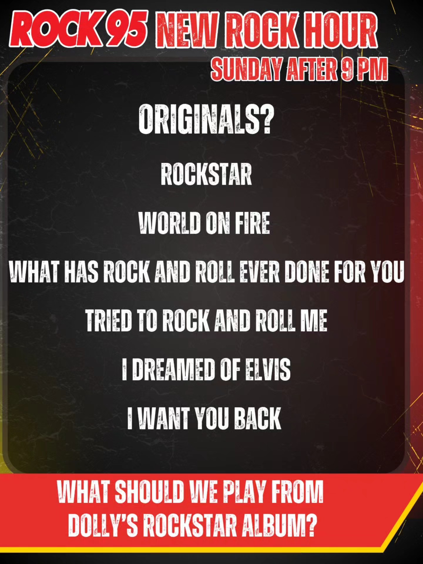 Rock - It's National Radio Day, and we want to know: what's your