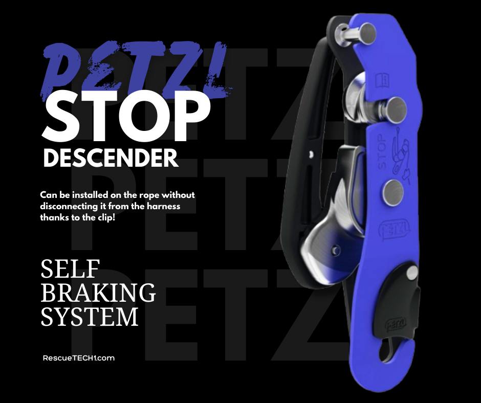 The Petzl STOP Descender features a... - Rescue Technology | Facebook