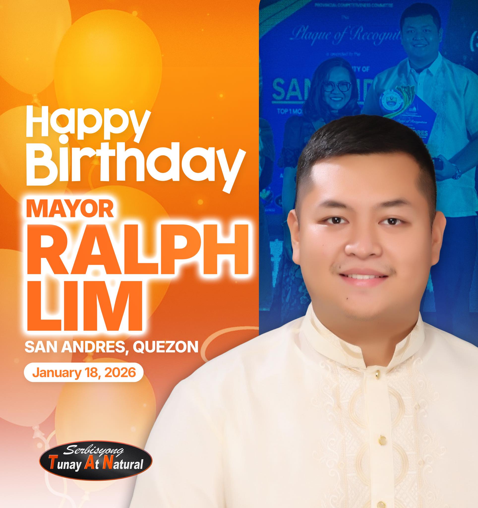 Happy birthday, Mayor Ralph Lim! 🧡🎂... - Doktora Helen Tan | Facebook
