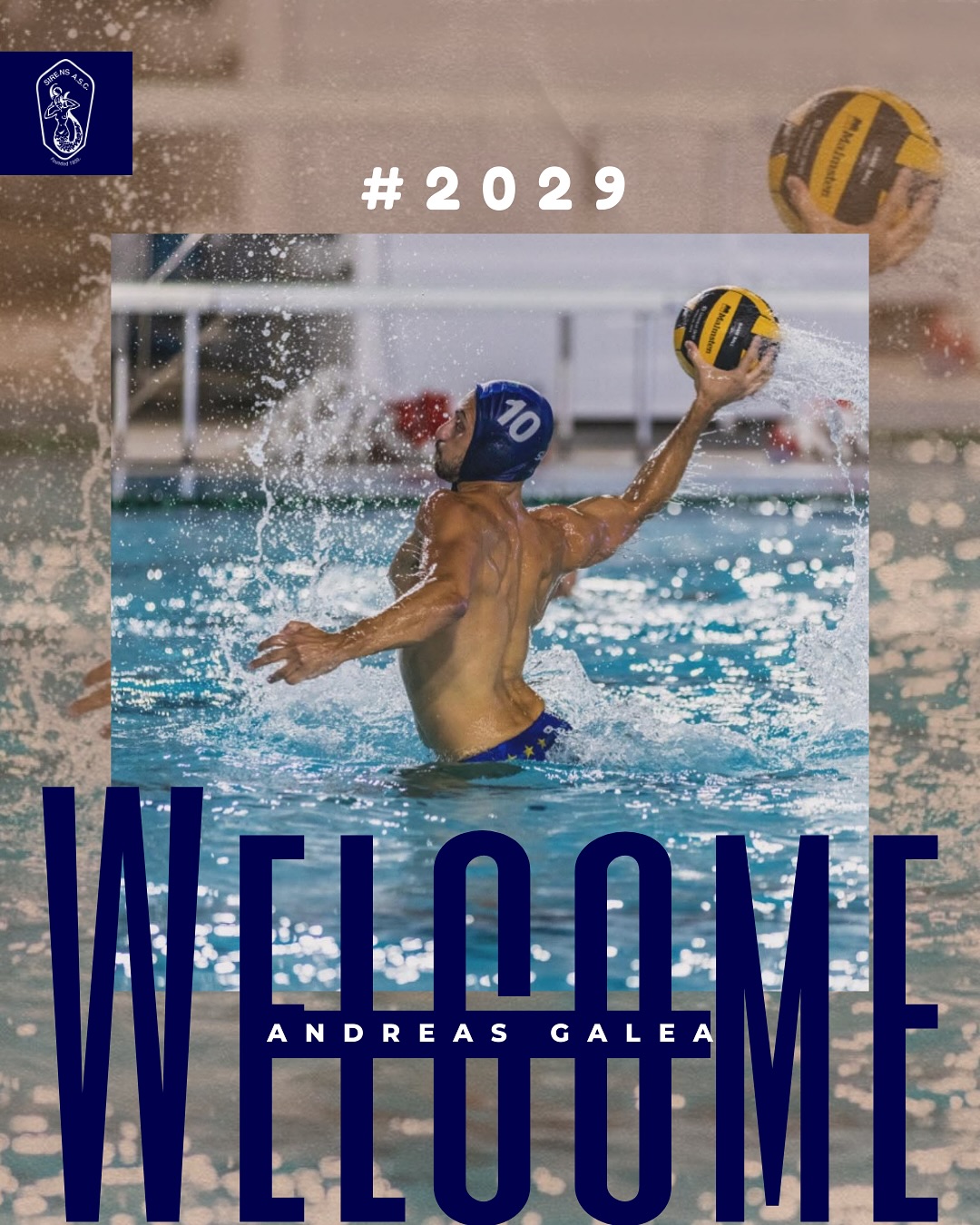 🚨 New Signing Alert – Andreas... - Sirens ASC - Waterpolo | Facebook