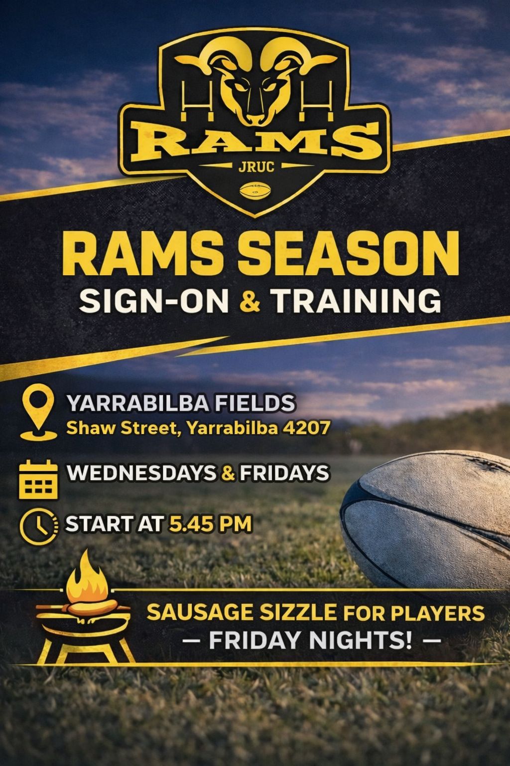Yatala Yarrabilba Rams Junior Rugby Union Club | Yarrabilba QLD
