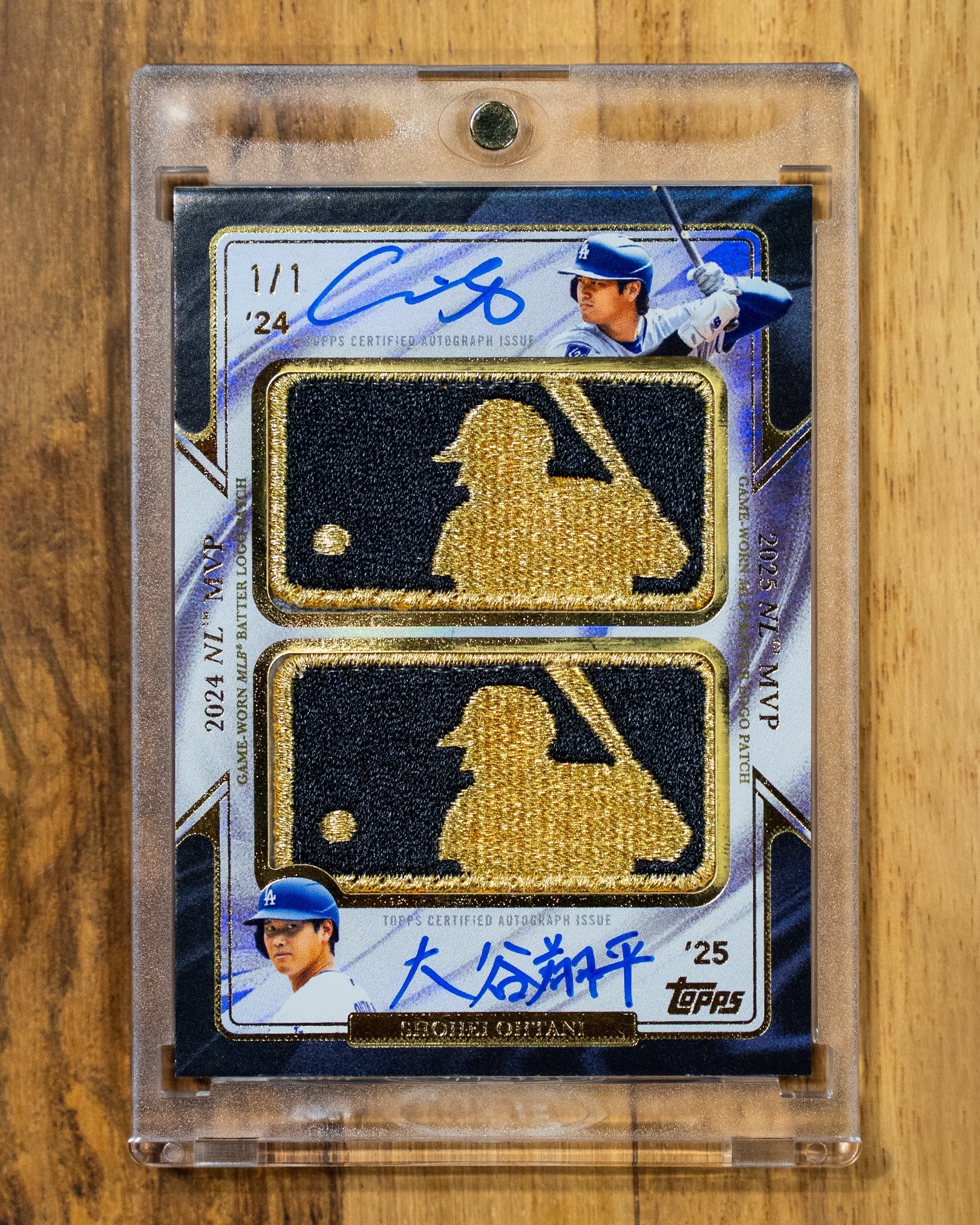 FIRST LOOK: Shohei Ohtani's back-to-back Gold Logoman dual
