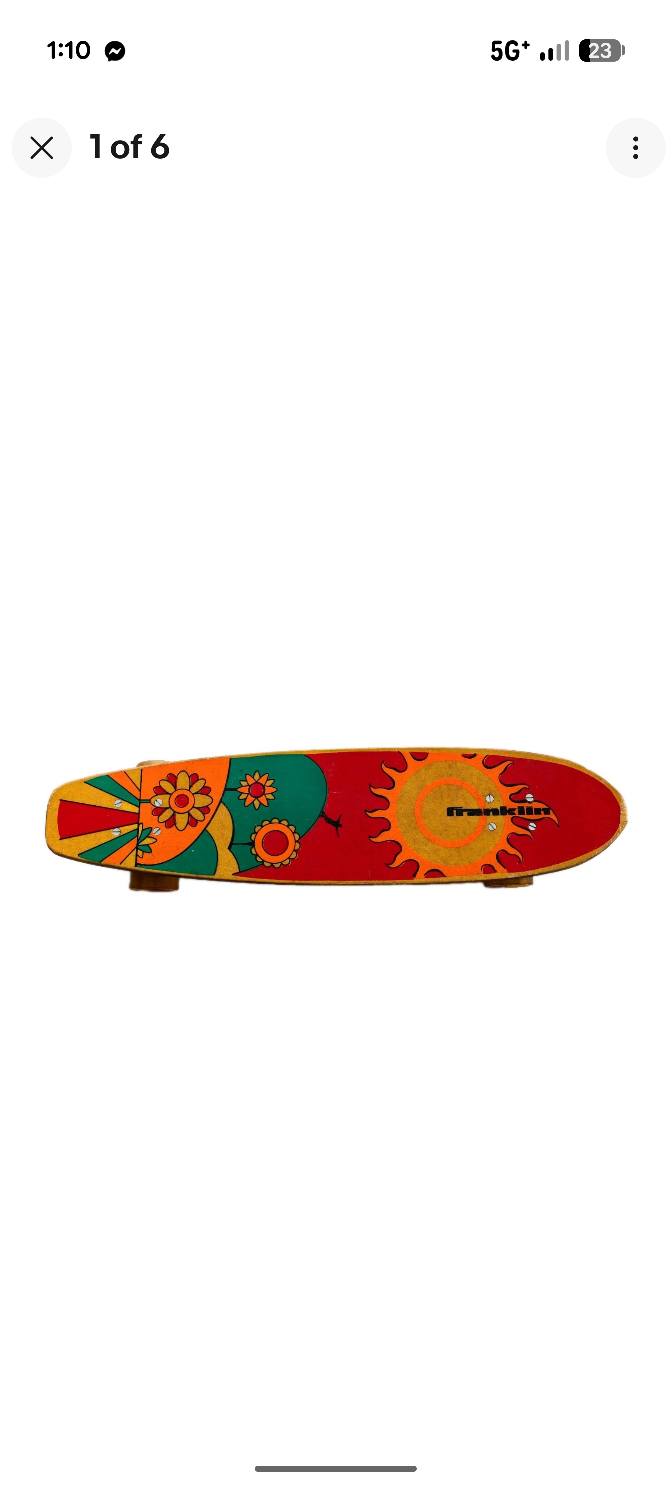 For sale: 1970's Franklin 500 Banana Skateboard ACS-430 TRUCKS I