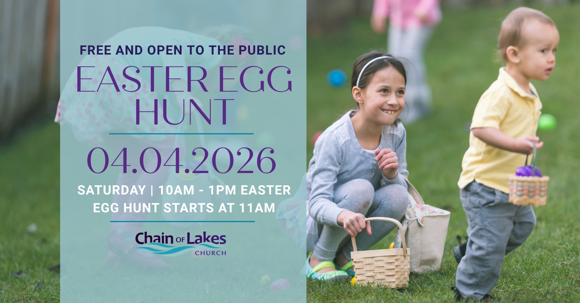 Free Easter Egg Hunt for Families | Chain of Lakes Church Blaine