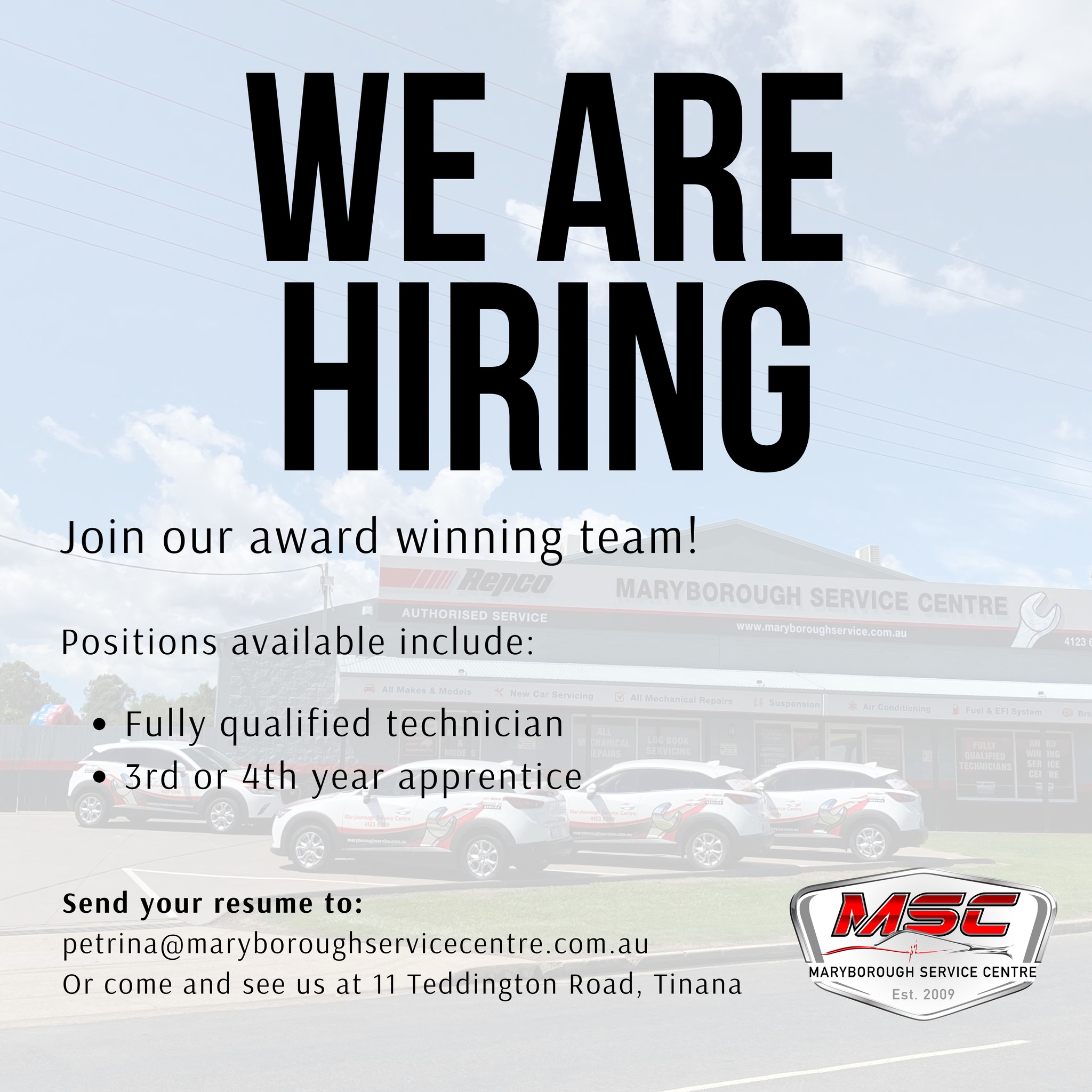 Maryborough Service Centre | Maryborough QLD
