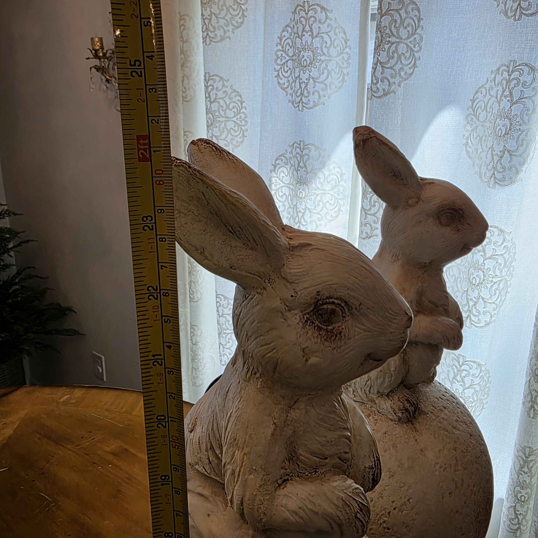 24” Bunny Rabbit Finial Garden Pedestals – Set of 2 - Potter Barn ...