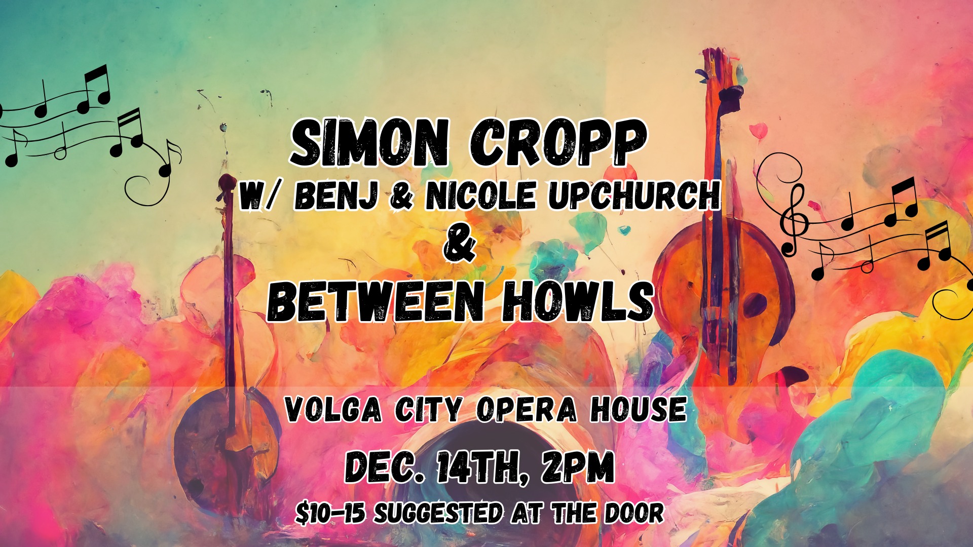 Winter Warmup with Simon Cropp w/Benj and Nicole Upchurch & Between Howls!