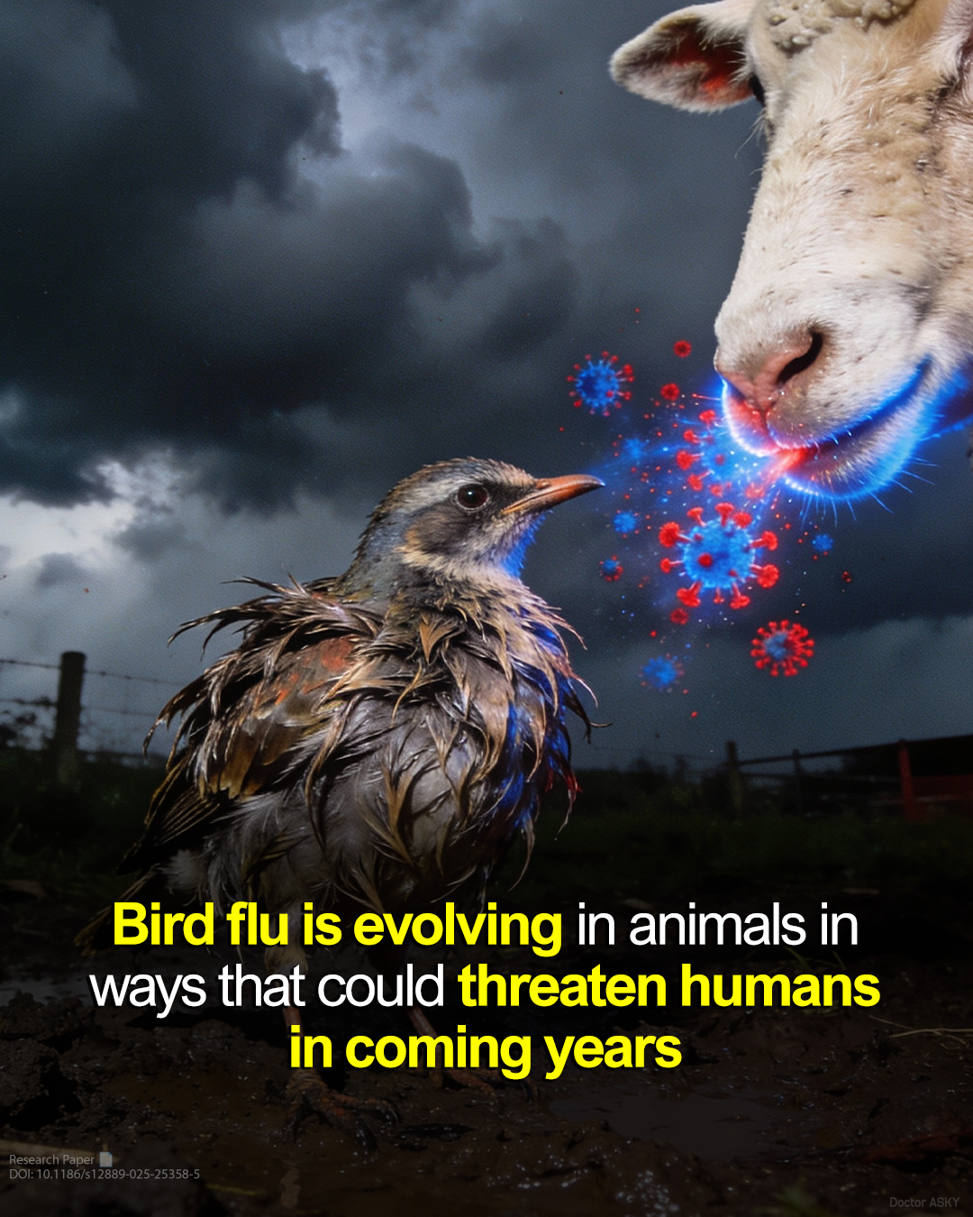 Doctor ASKY - Bird flu has been spreading through animals... | Facebook