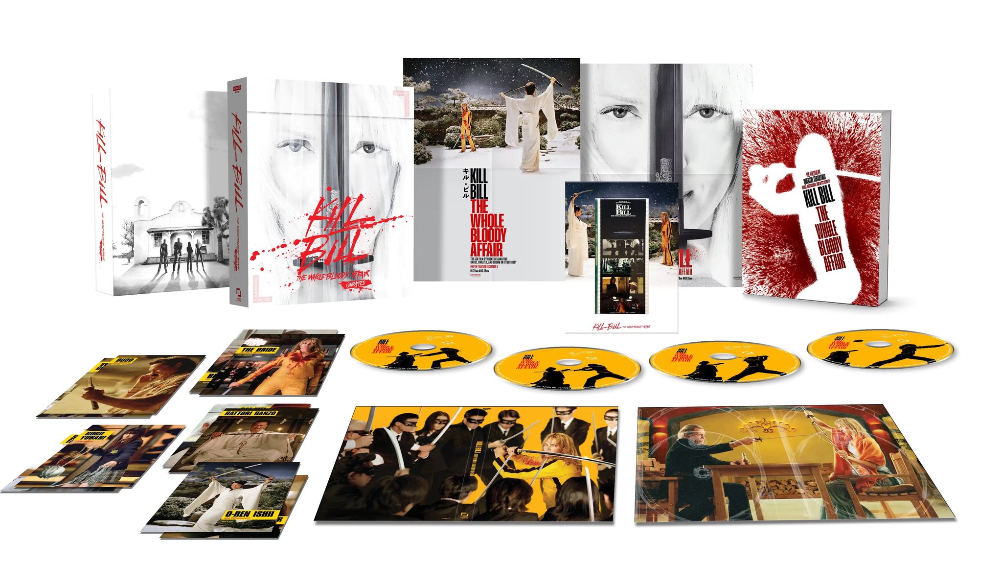 Kill Bill: Volume 1 & 2 Limited Edition Collector's Box Set with