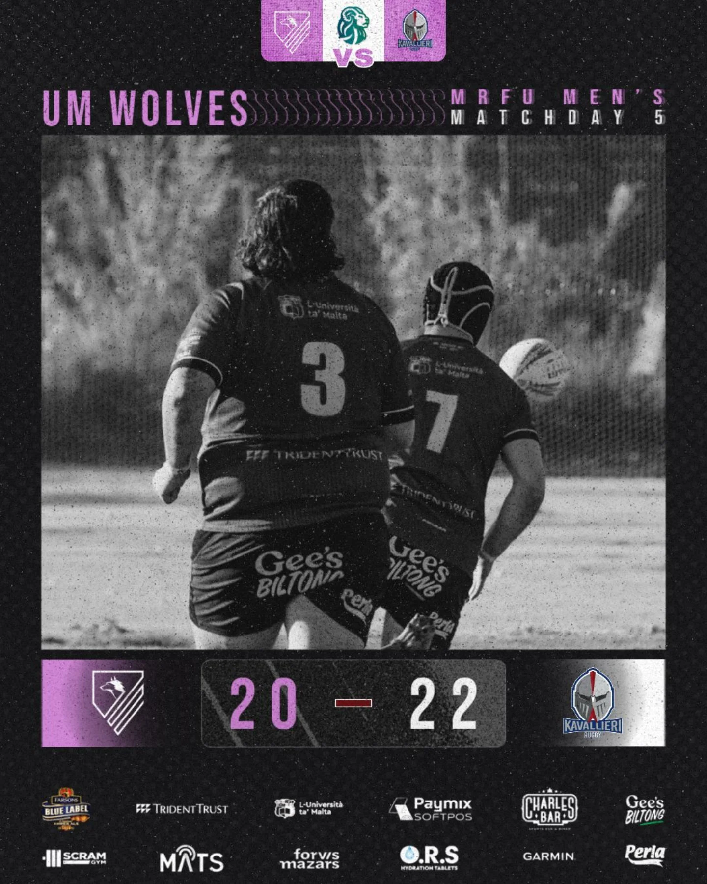 A try on the last play brings our... - UM Wolves RFC Malta | Facebook