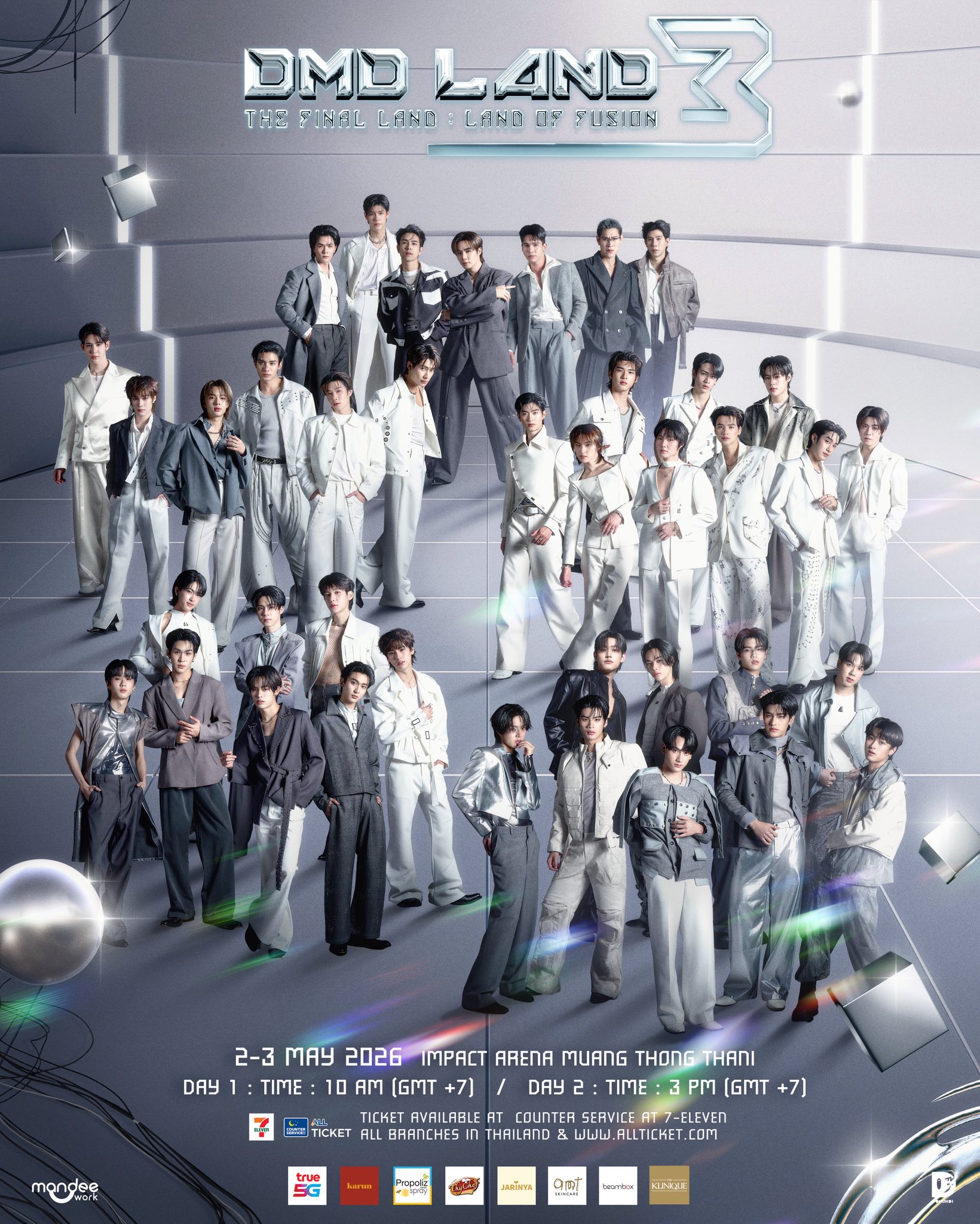 DMD LAND 3 DAY 2 ファミリーコンサート DMDschedule 🗓️ : 03.05.2026 DMD LAND 3 : THE FINAL LAND “LAND OF