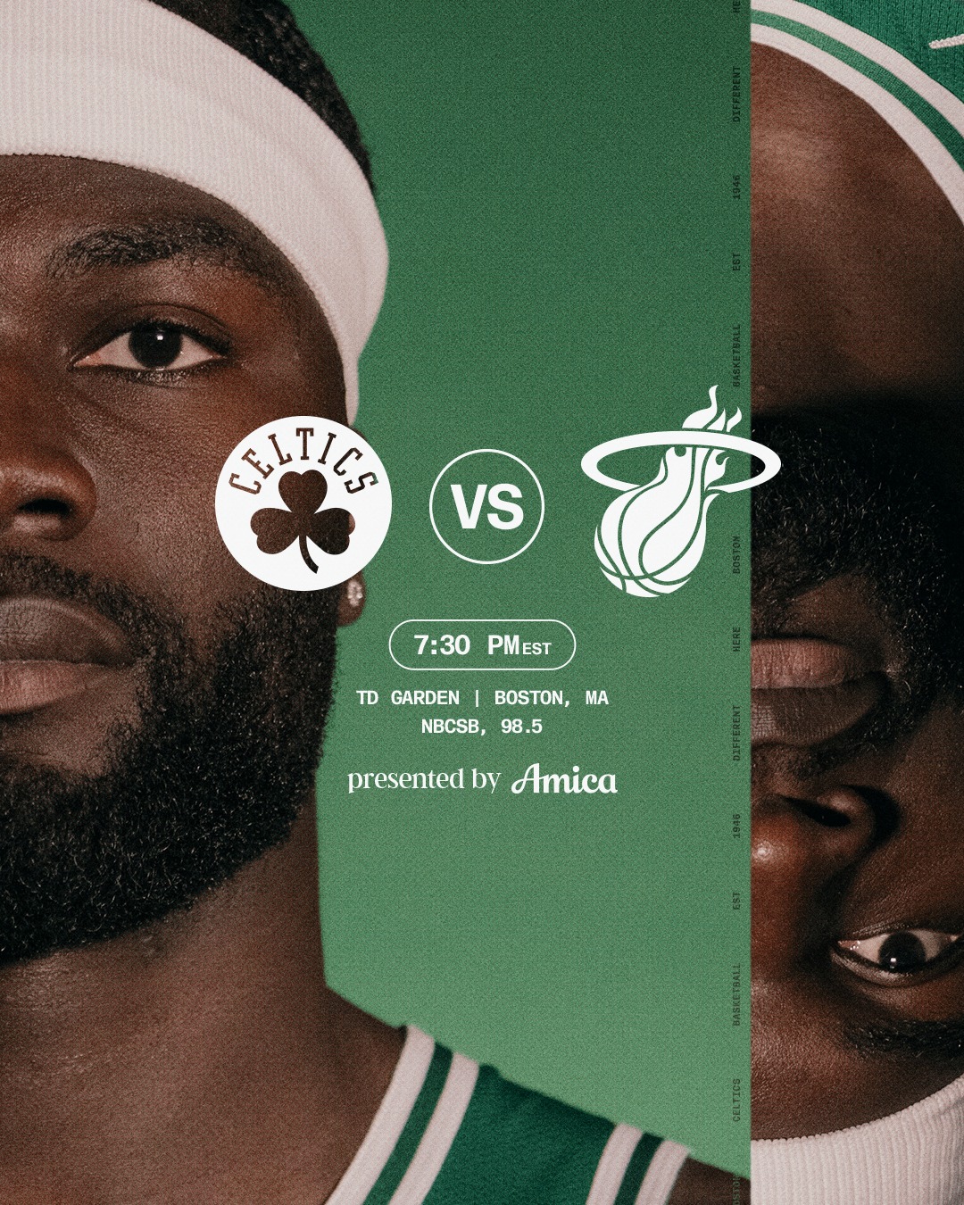 Boston Celtics - TONIGHT ☘️ Celtics vs. Miami Heat ⏰... | Facebook