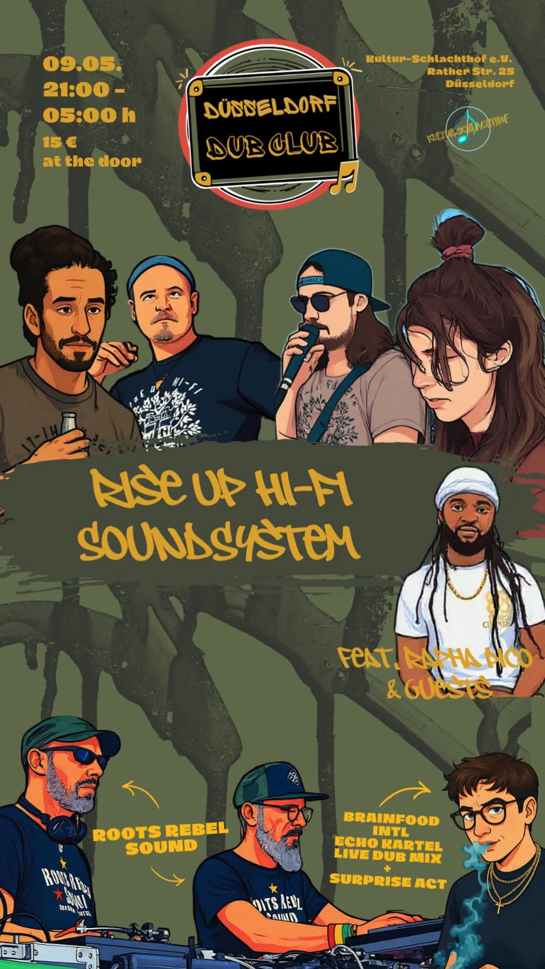 DUB CLUB DÜSSELDORF #3 / RAPHA PICO / RISE UP HI-FI and more