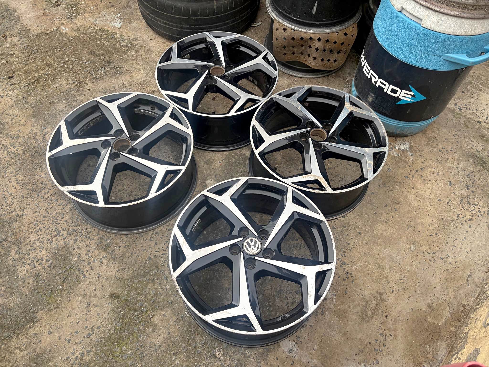 17” Polo OEM R Line rims for sale - Car Emblems & License Frames - East ...