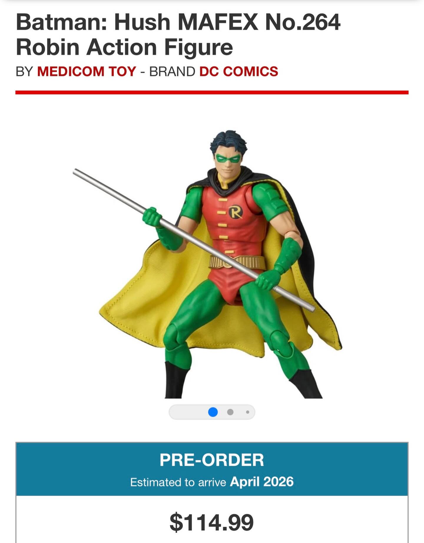 BACK ON Bigbadtoystore FOR PREORDER! https://www.bigbadtoystore 