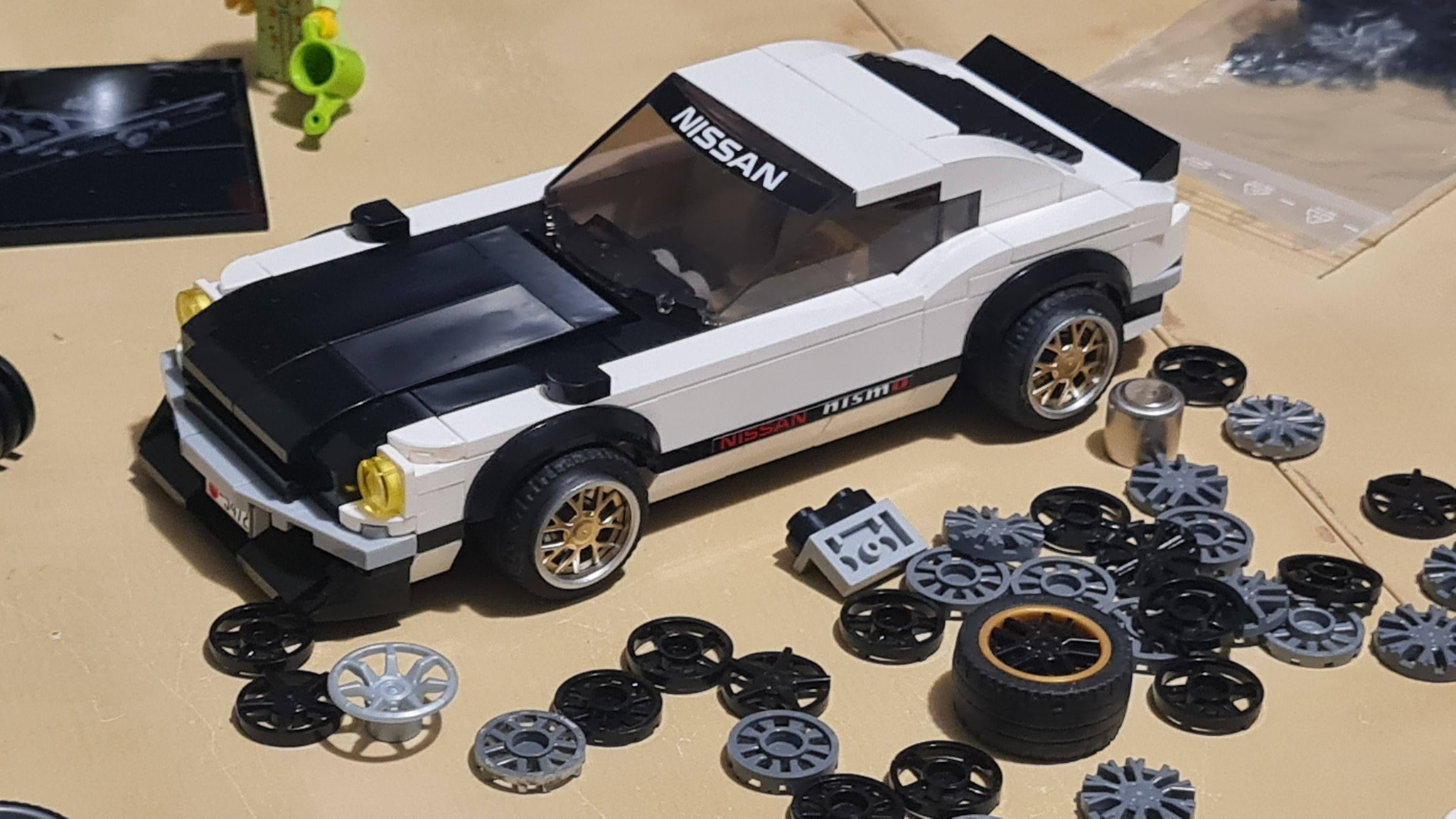 How to build 300zx z32 with Lego 76901 set