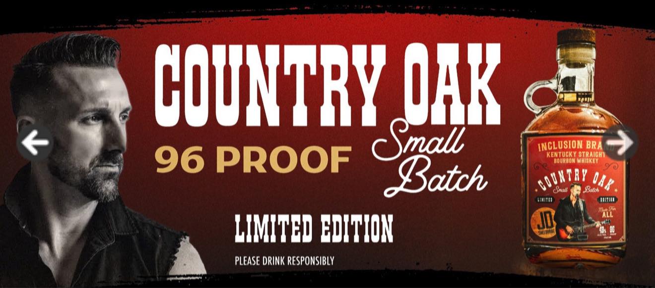 JD Shelburne's Country Oak 96 proof whiskey launch