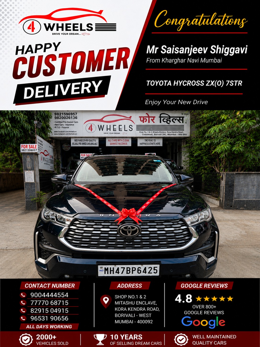🎉✨ DELIVERED WITH PRIDE! ✨🎉 🚘 A Big Congratulations to Mr