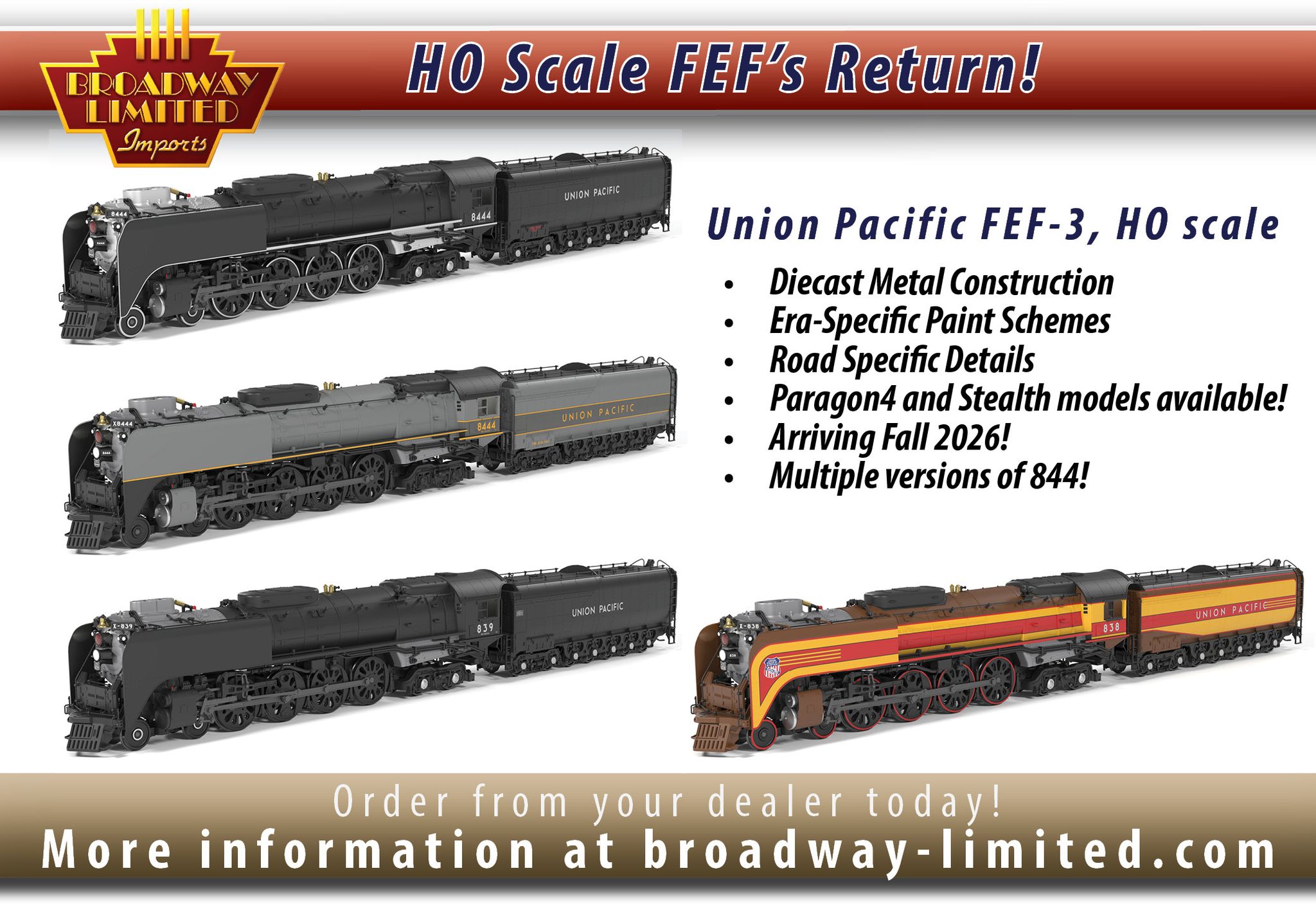 プリンスオブレジェンド Union Pacific 844 steam locomotive model